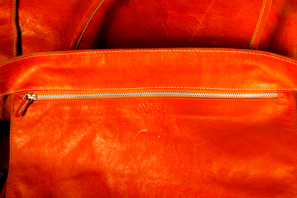 Barney's New York Leather Tote Bag