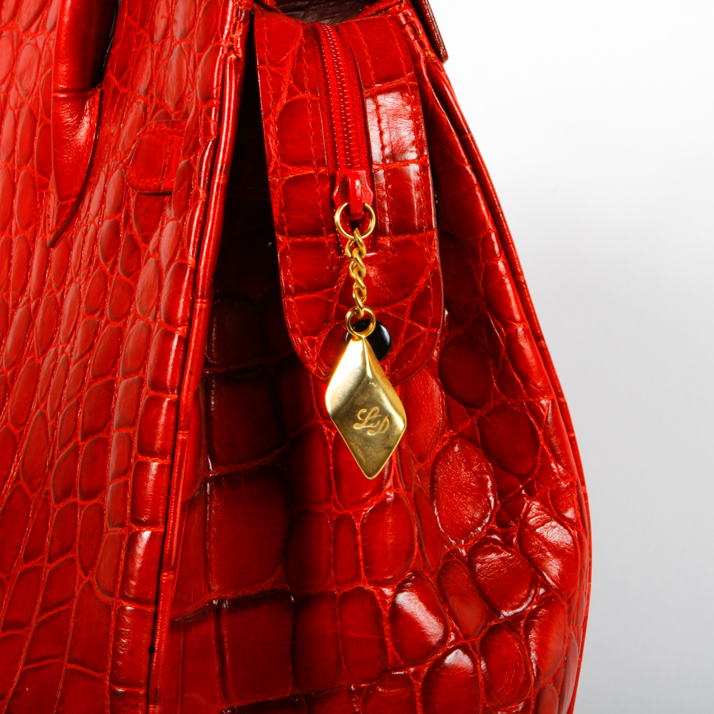 Loris Dipacifico Embossed Satchel