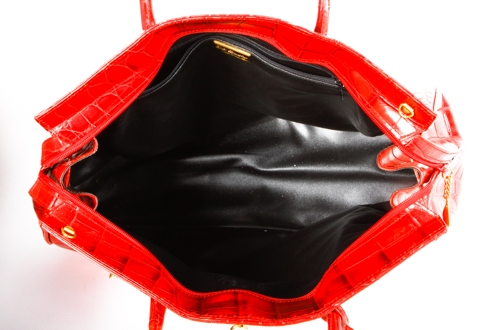 Loris Dipacifico Embossed Satchel