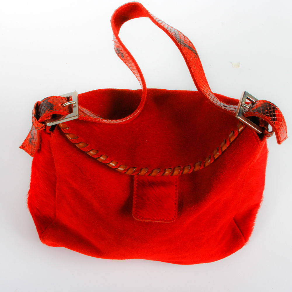 Gianni Chiarini Suede Leather Handbag