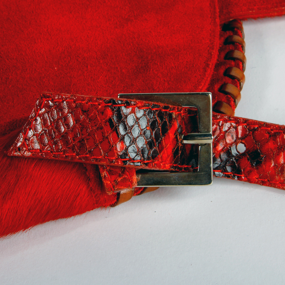 Gianni Chiarini Suede Leather Handbag