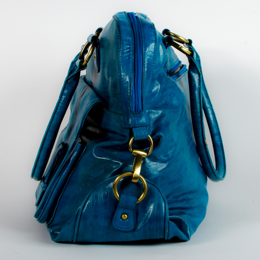 Timi & Leslie Aquamarine Leather Handbag