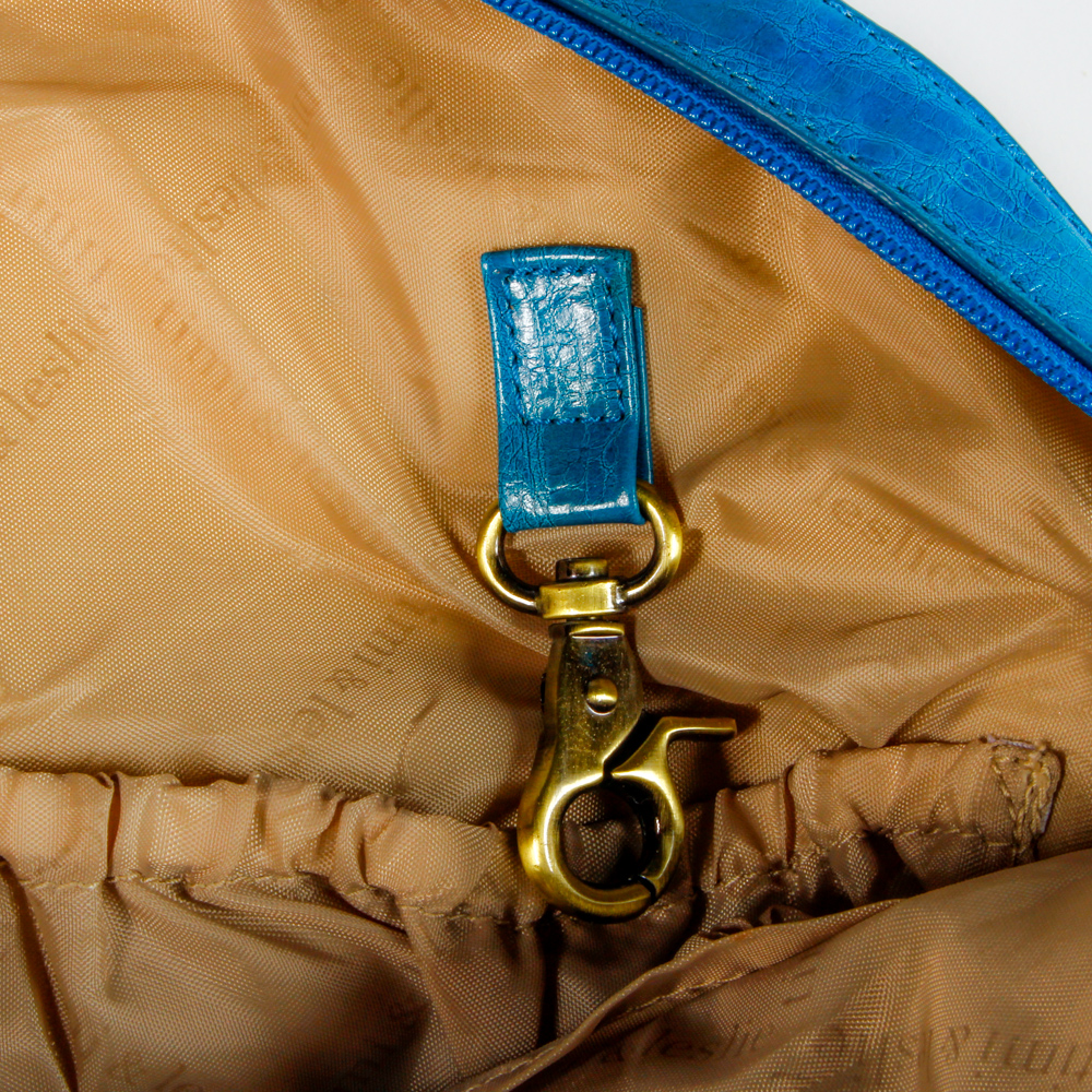 Timi & Leslie Aquamarine Leather Handbag