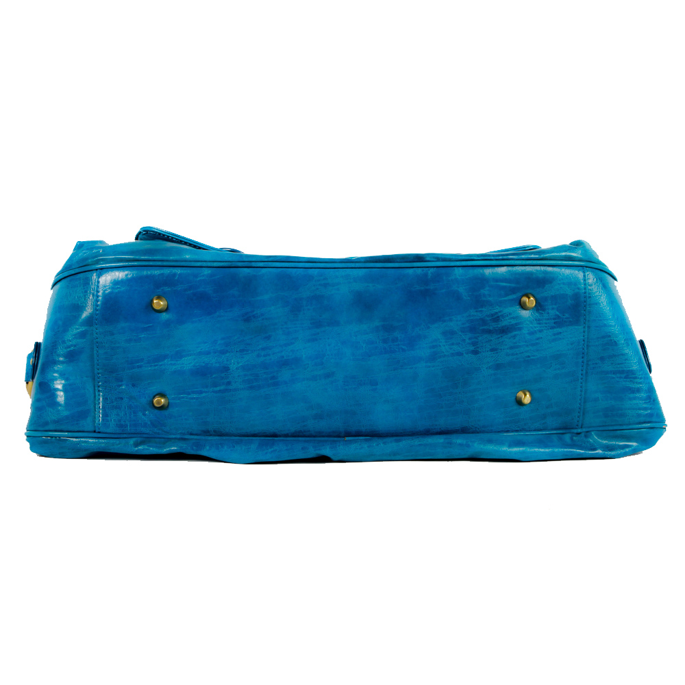 Timi & Leslie Aquamarine Leather Handbag