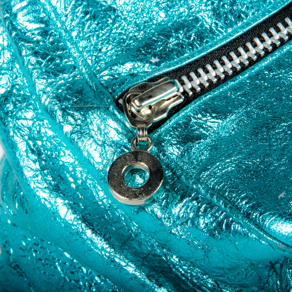 Metallic Finish Totes Featuring Carlos Fachi