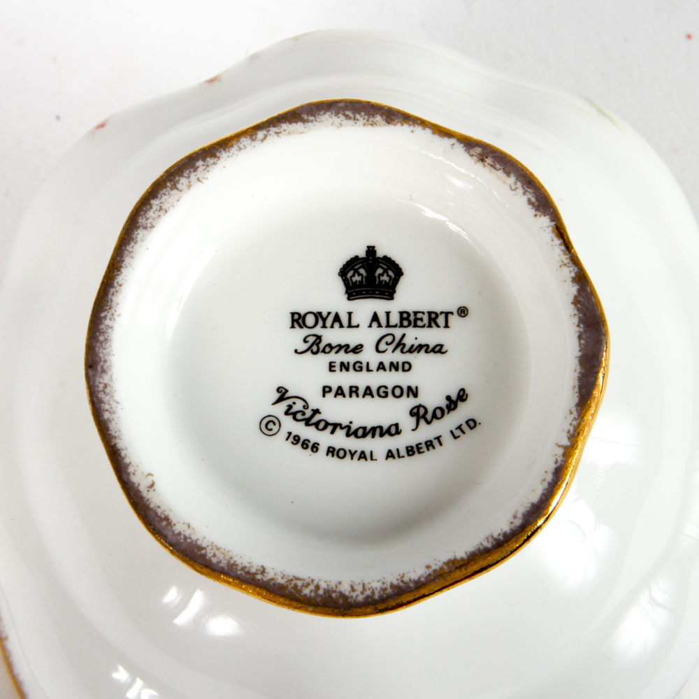 Teacups and Saucers Featuring Royal Albert "Victorian Rose"