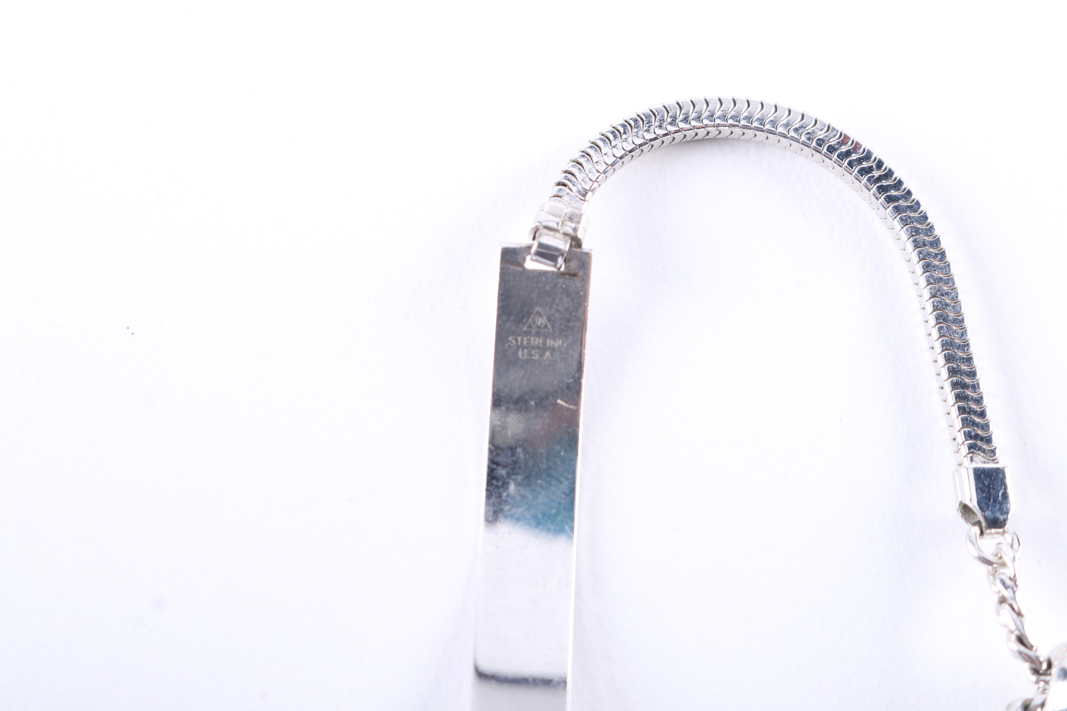 Sterling Silver Bracelets Featuring William Tsosie Coral Cuff