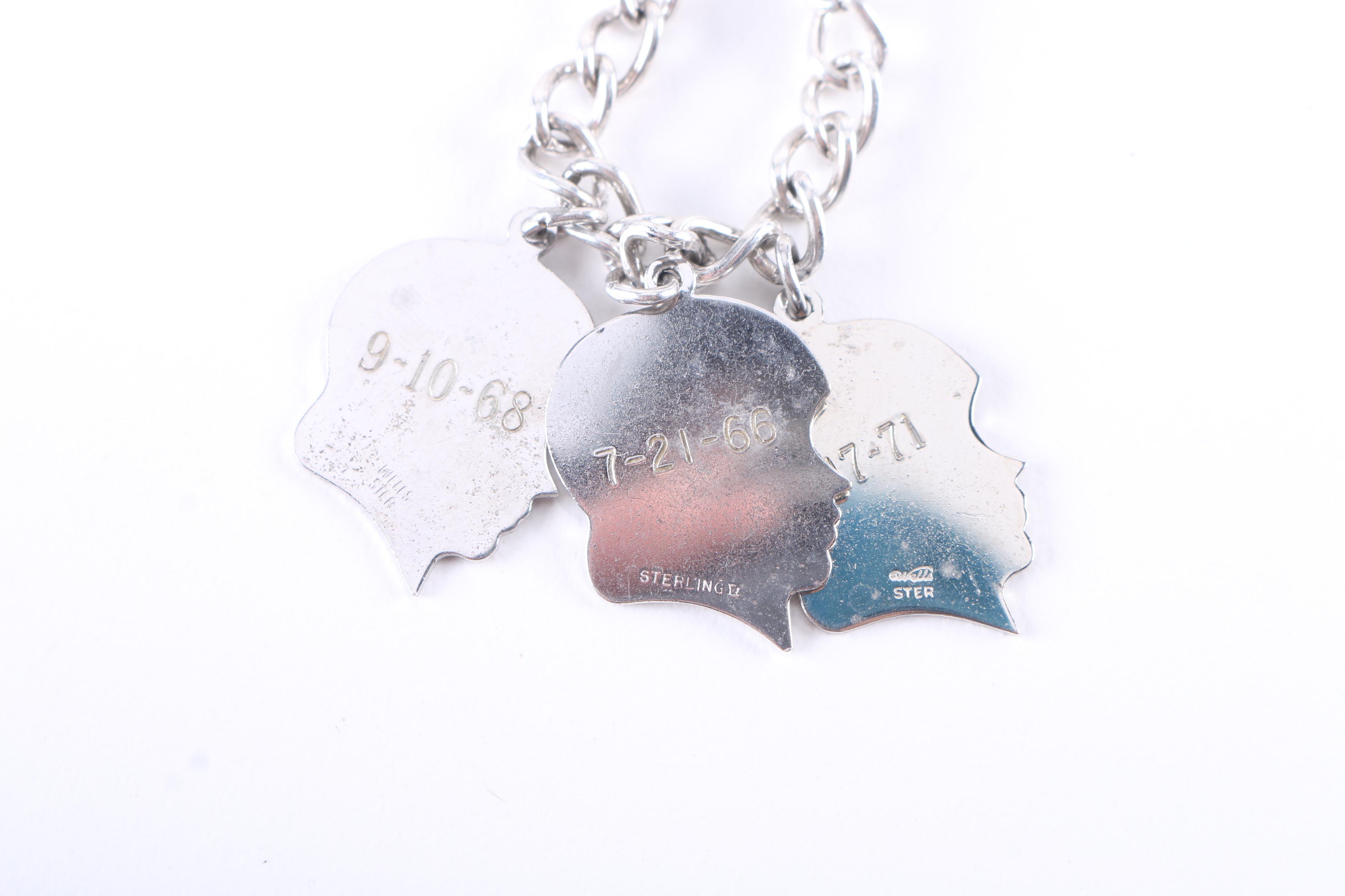 Sterling Silver Bracelets Featuring William Tsosie Coral Cuff