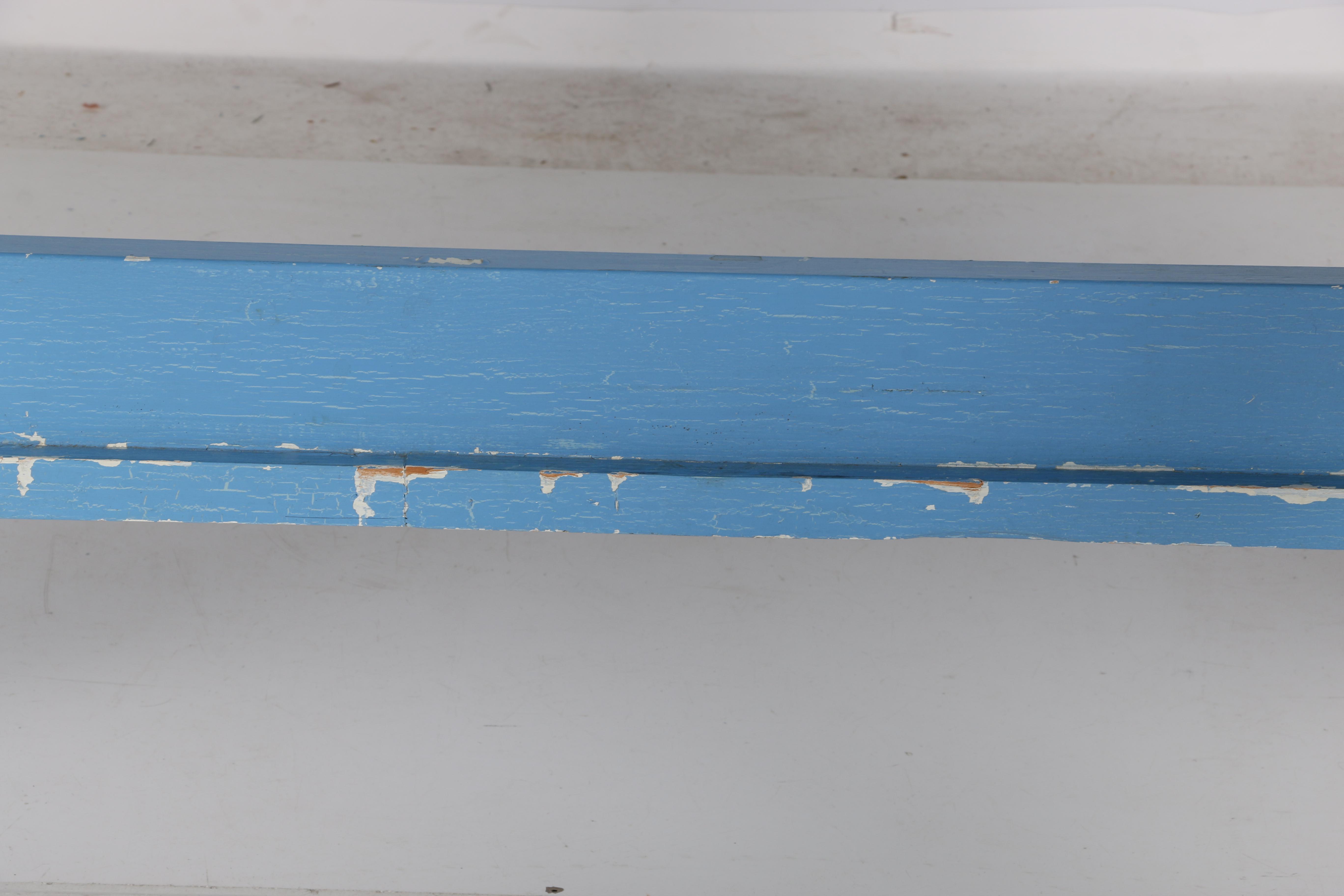Hand-Painted Child's Bed and Wall Shelf by William Eastburn