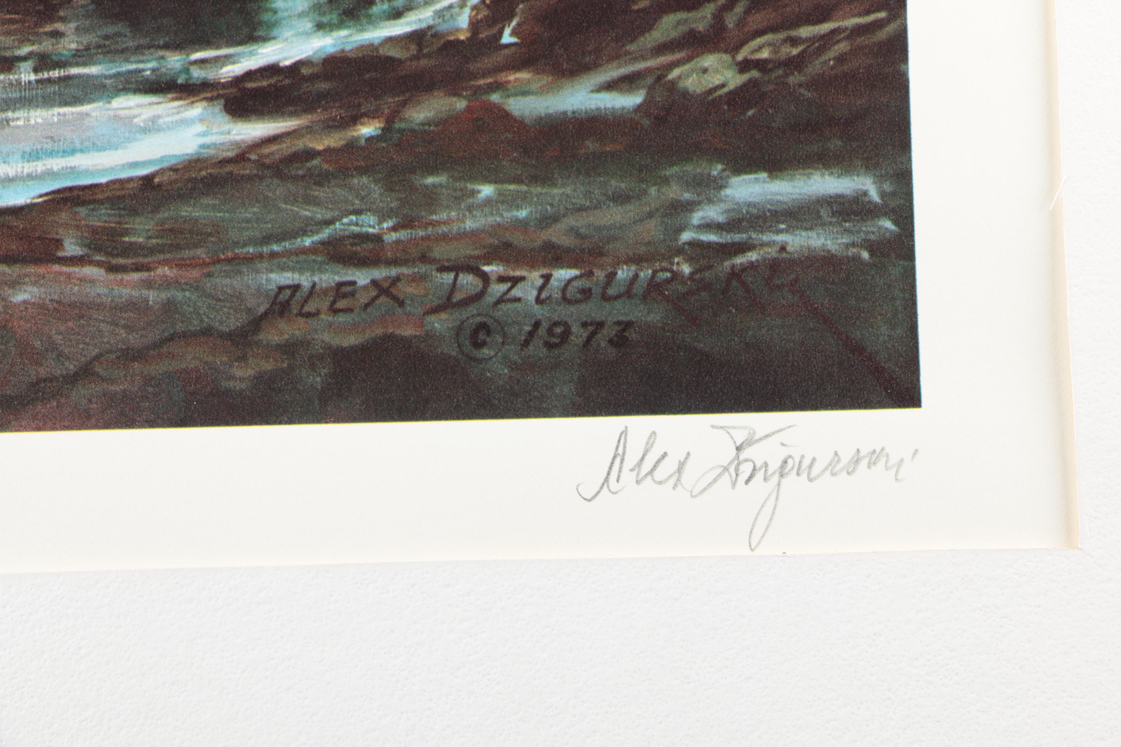 Reproduction Landscape Prints on Paper From the Franklin Mint Gallery of American Art Collection "America the Beautiful"