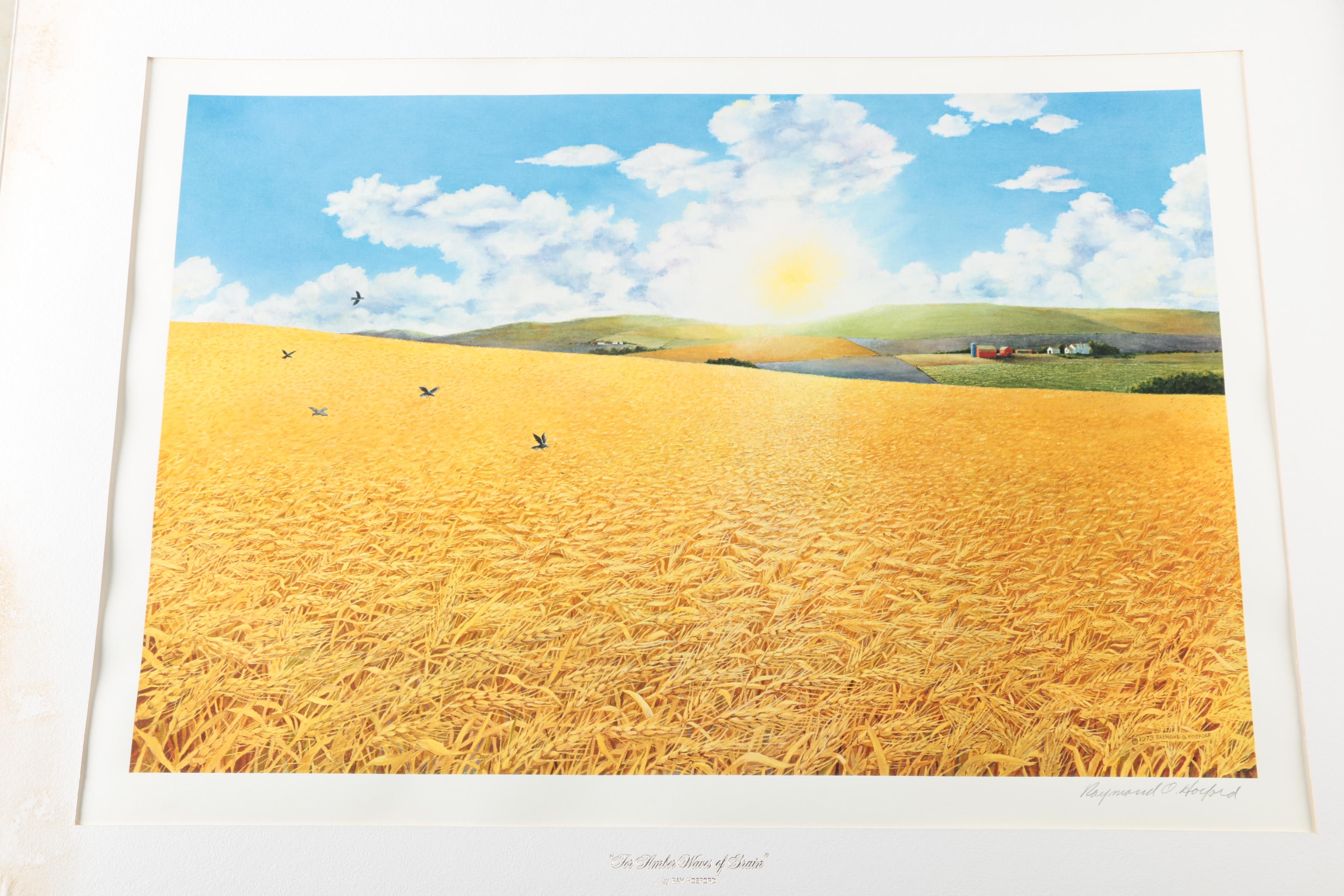 Reproduction Landscape Prints on Paper From the Franklin Mint Gallery of American Art Collection "America the Beautiful"