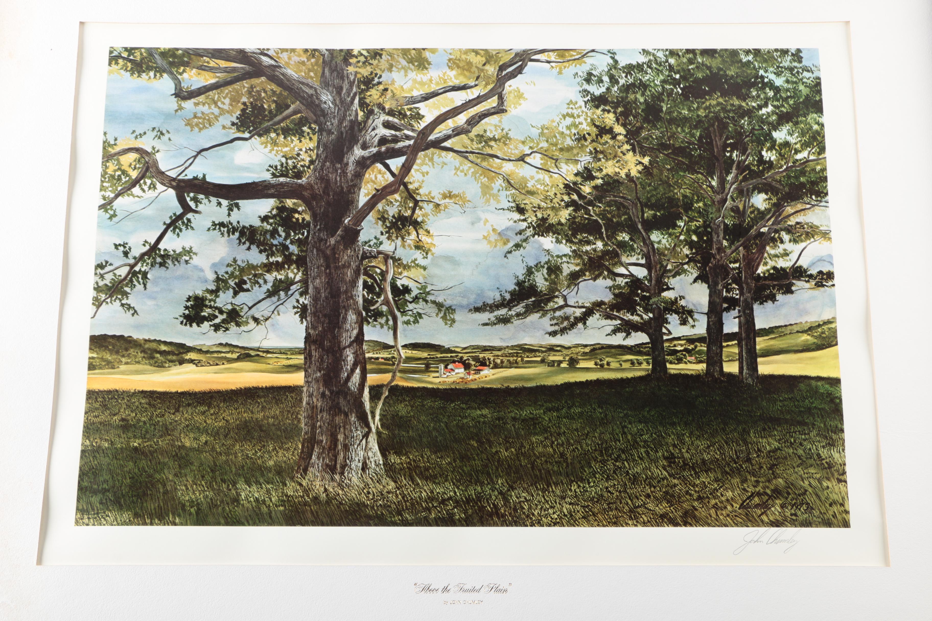 Reproduction Landscape Prints on Paper From the Franklin Mint Gallery of American Art Collection "America the Beautiful"