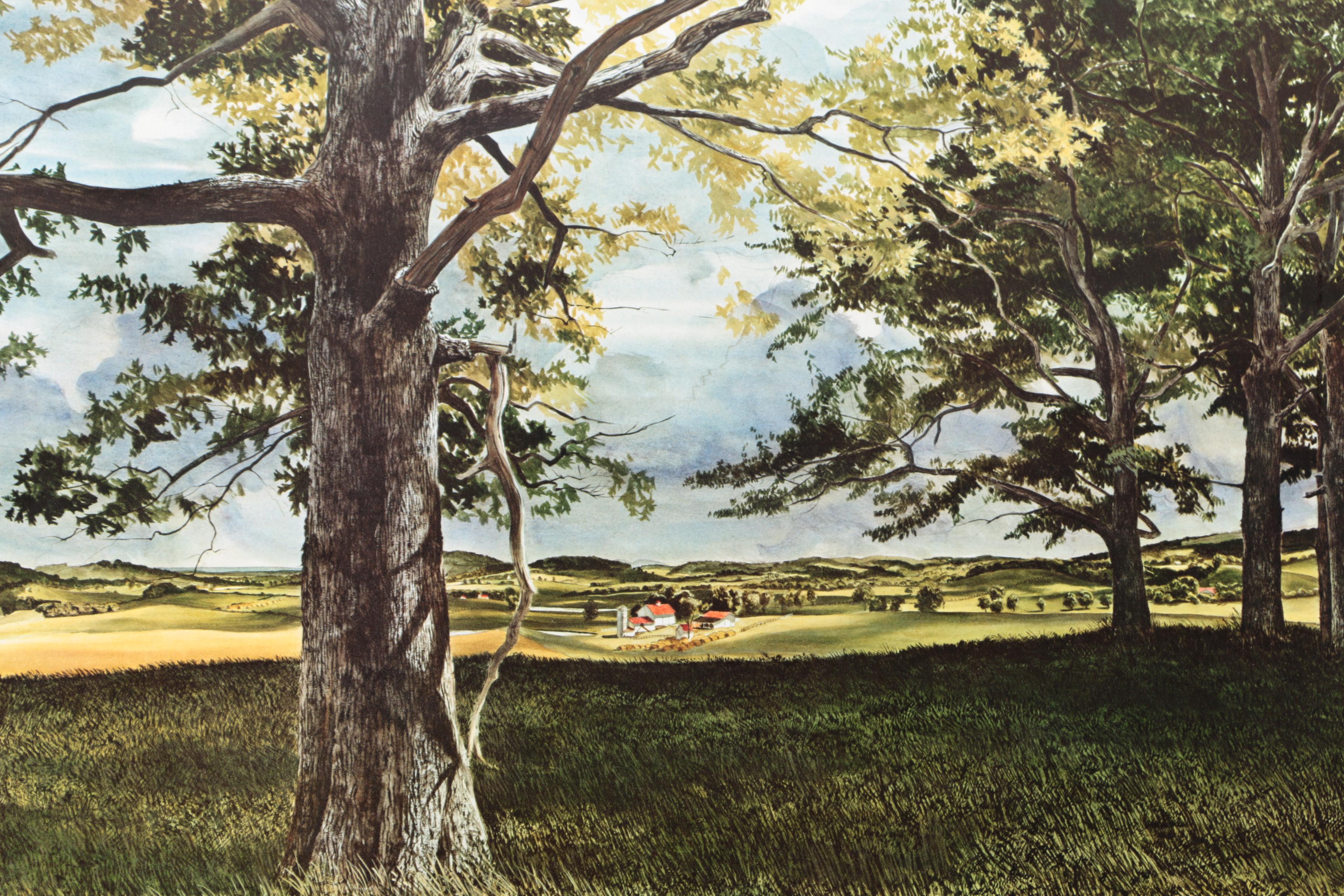 Reproduction Landscape Prints on Paper From the Franklin Mint Gallery of American Art Collection "America the Beautiful"