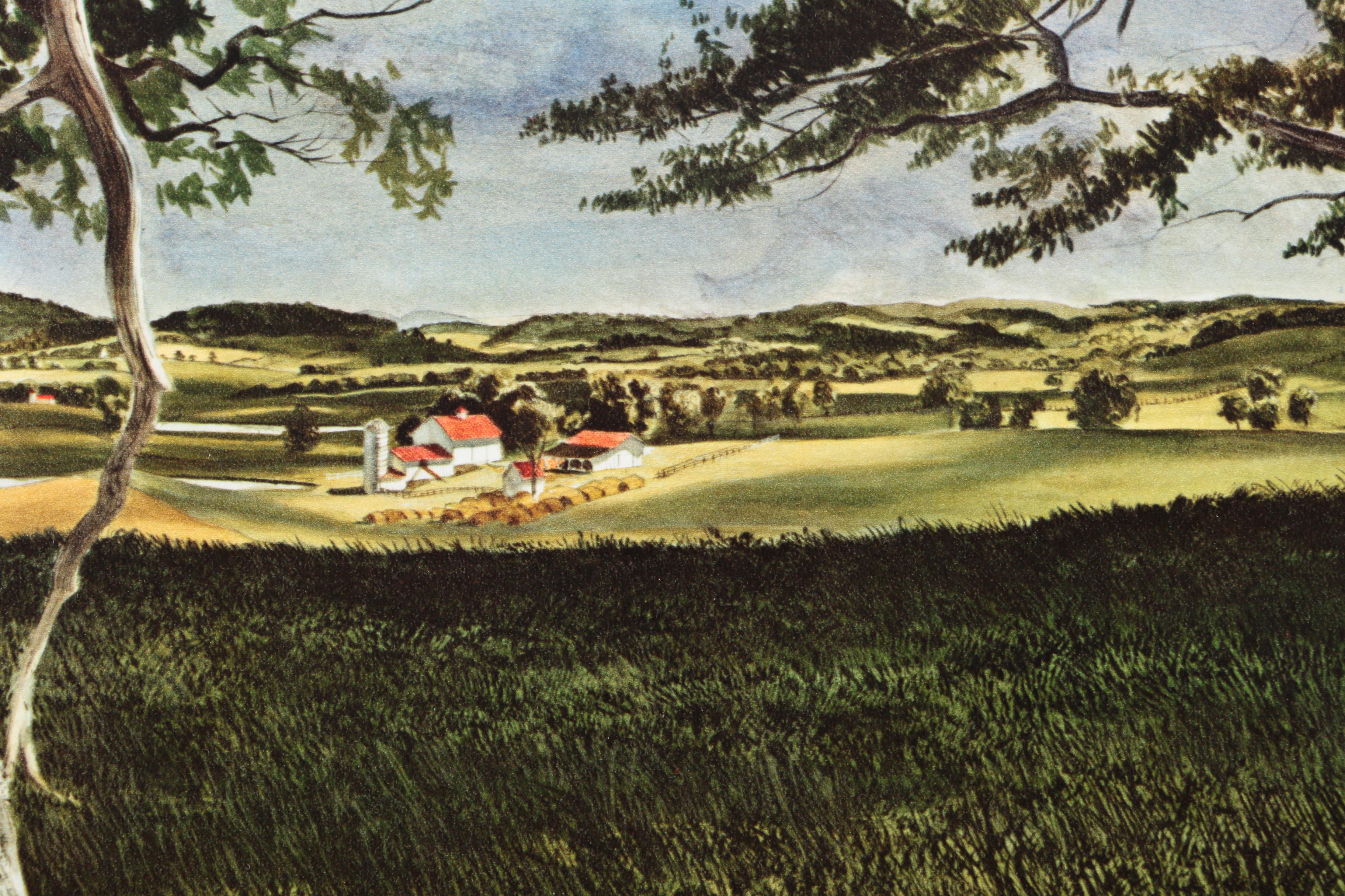Reproduction Landscape Prints on Paper From the Franklin Mint Gallery of American Art Collection "America the Beautiful"