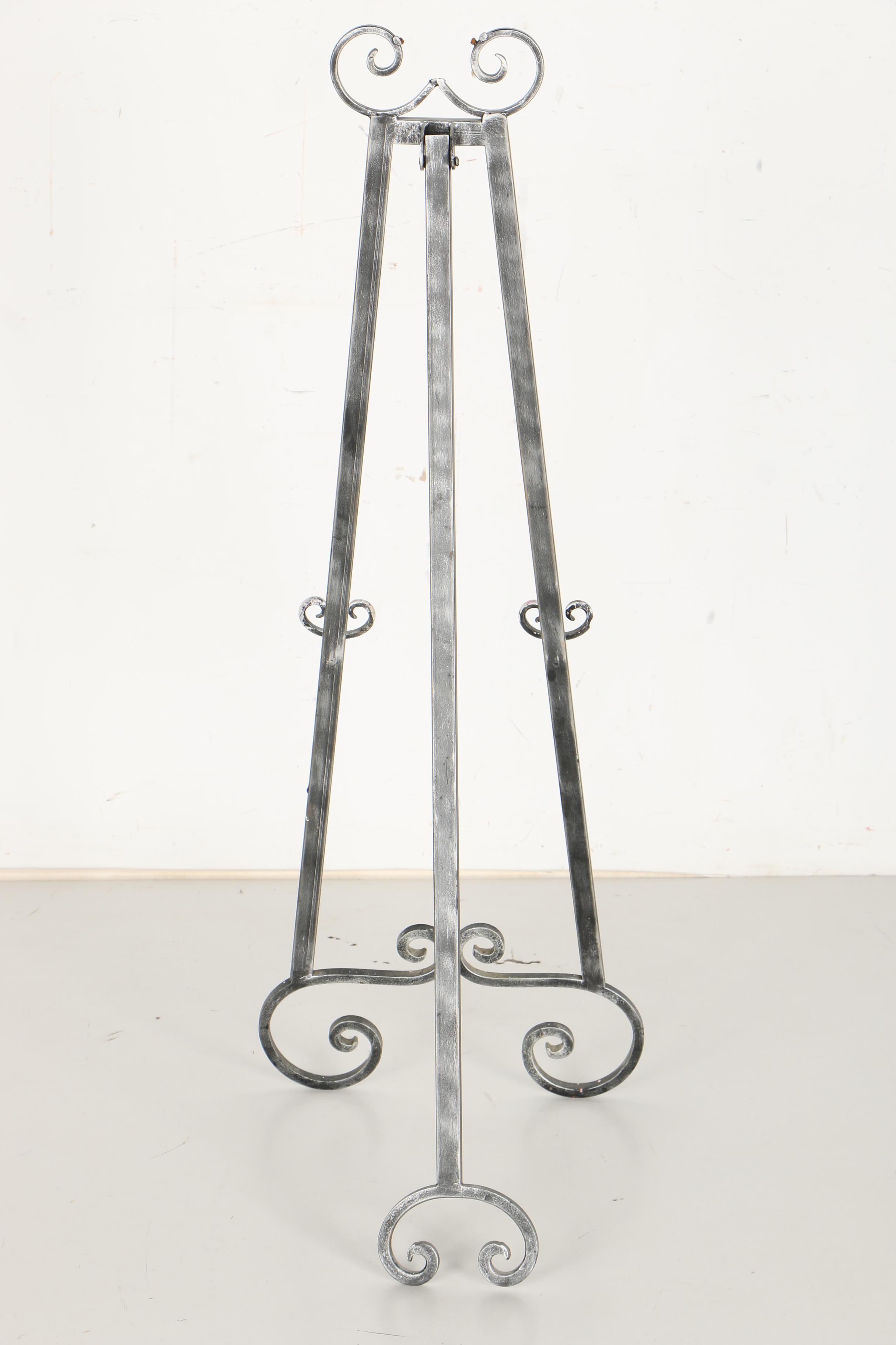Black Metal Easel