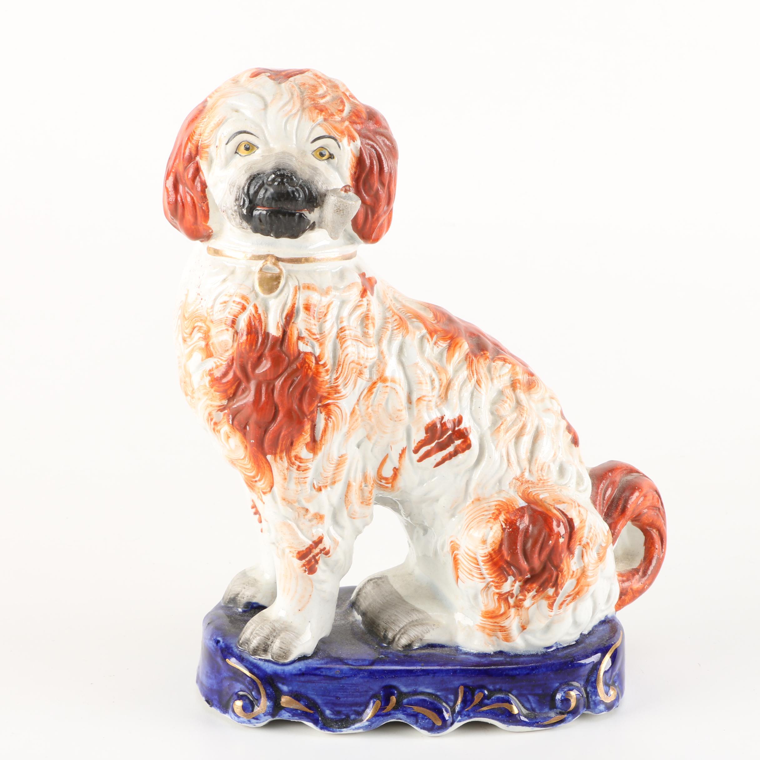 Ceramic Dog Figurine