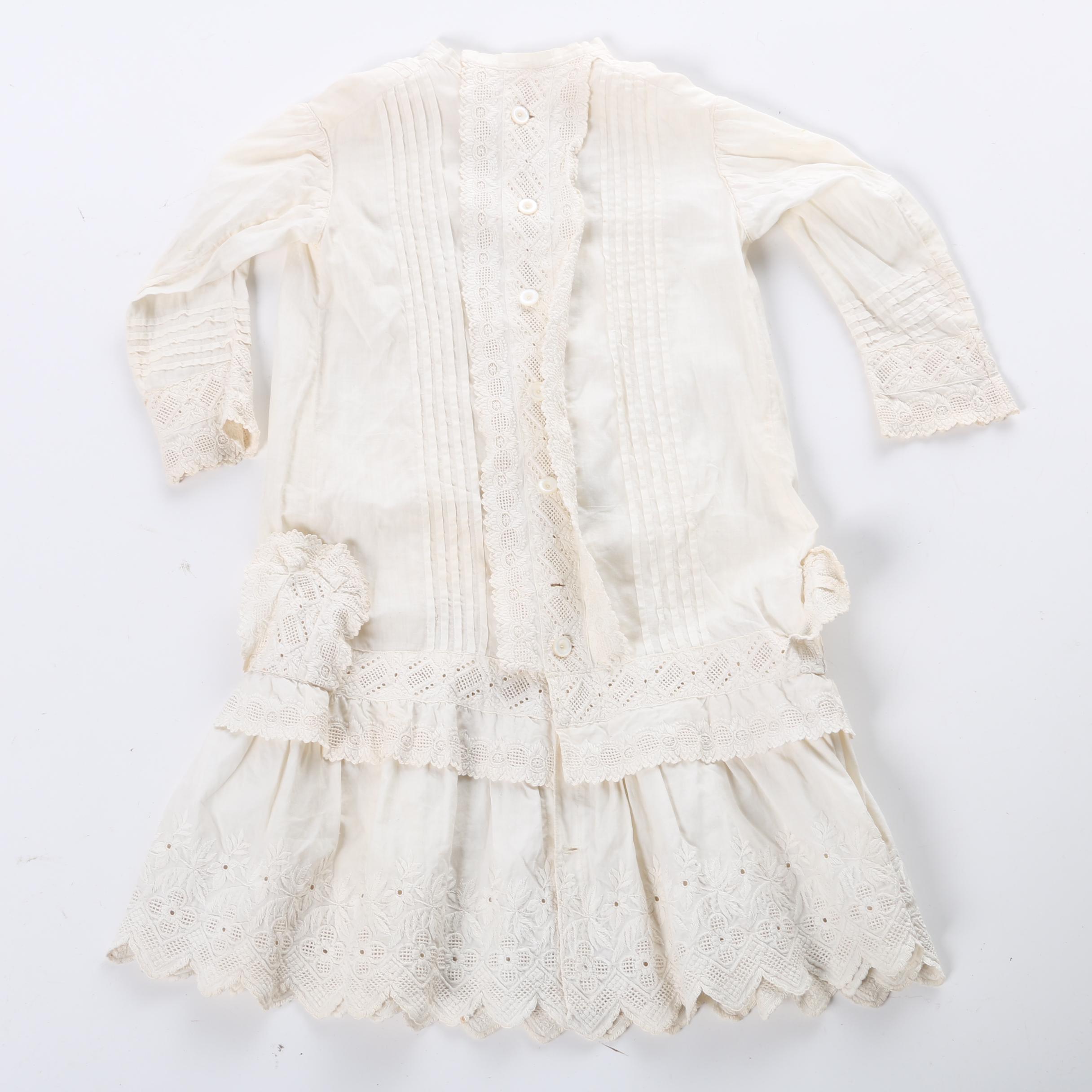 Child's Vintage White Gown