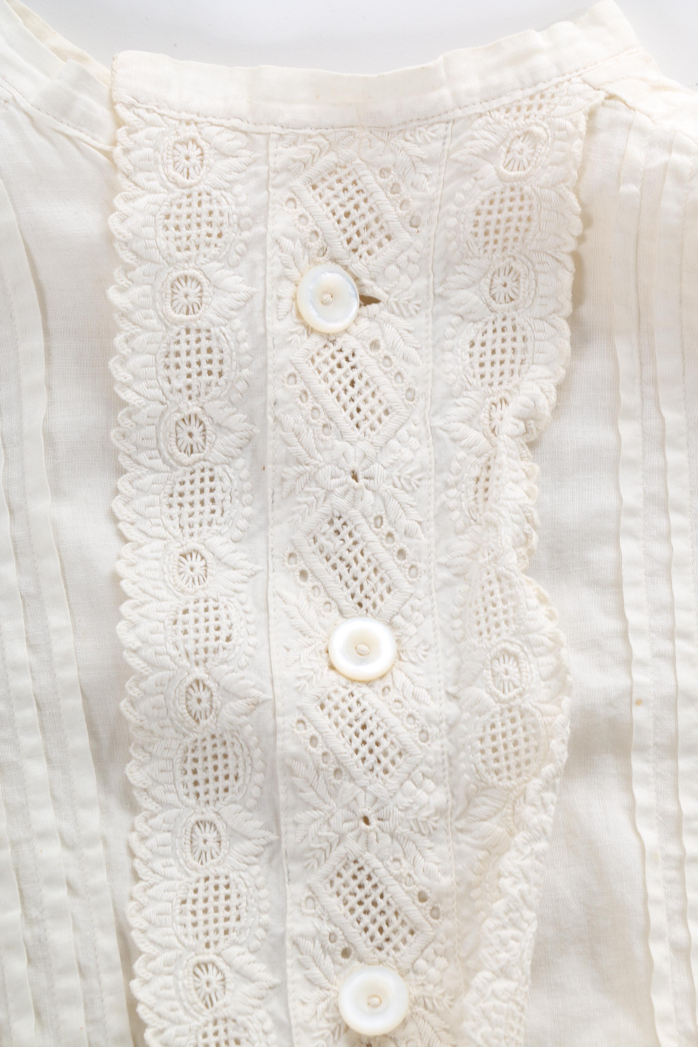 Child's Vintage White Gown