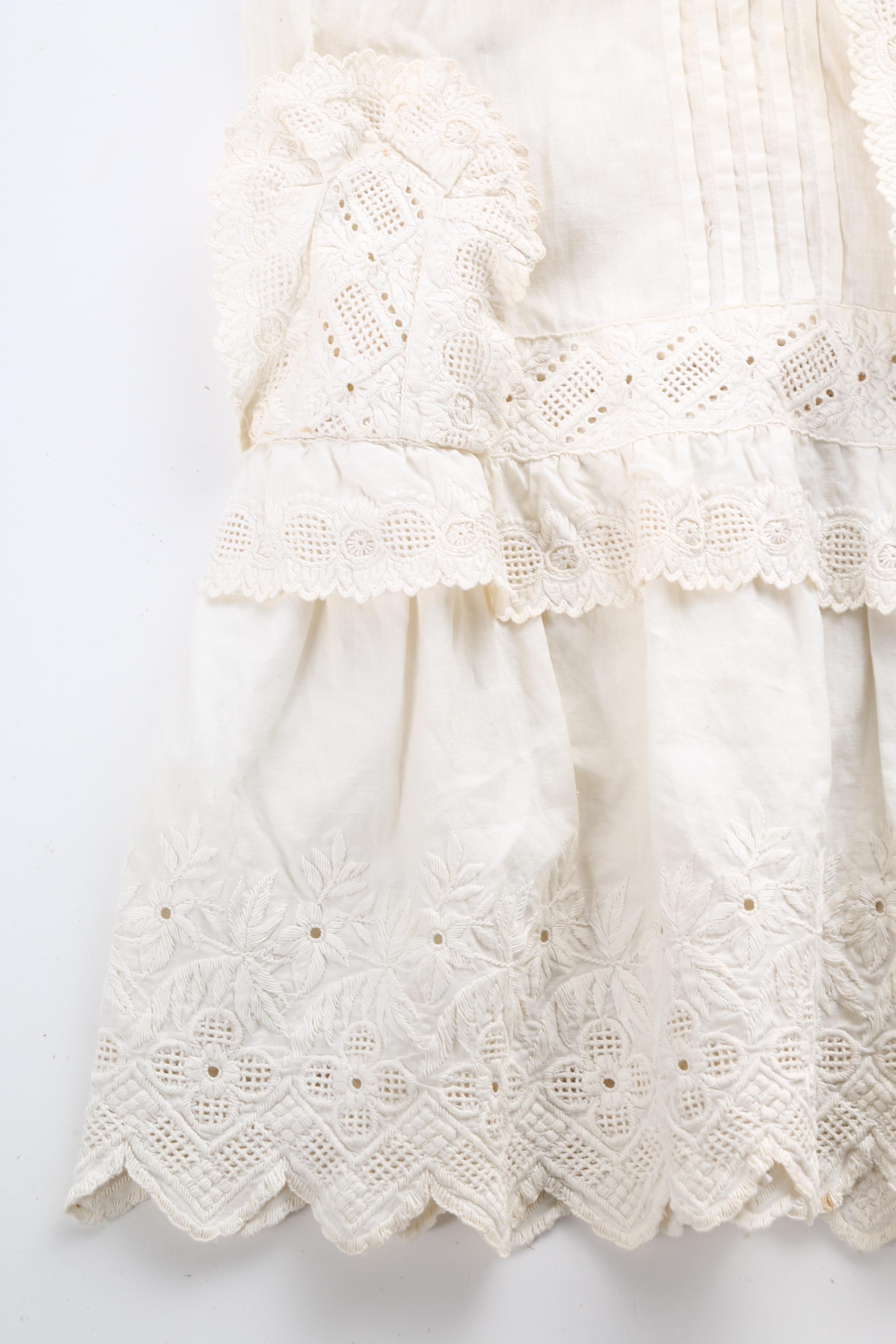 Child's Vintage White Gown