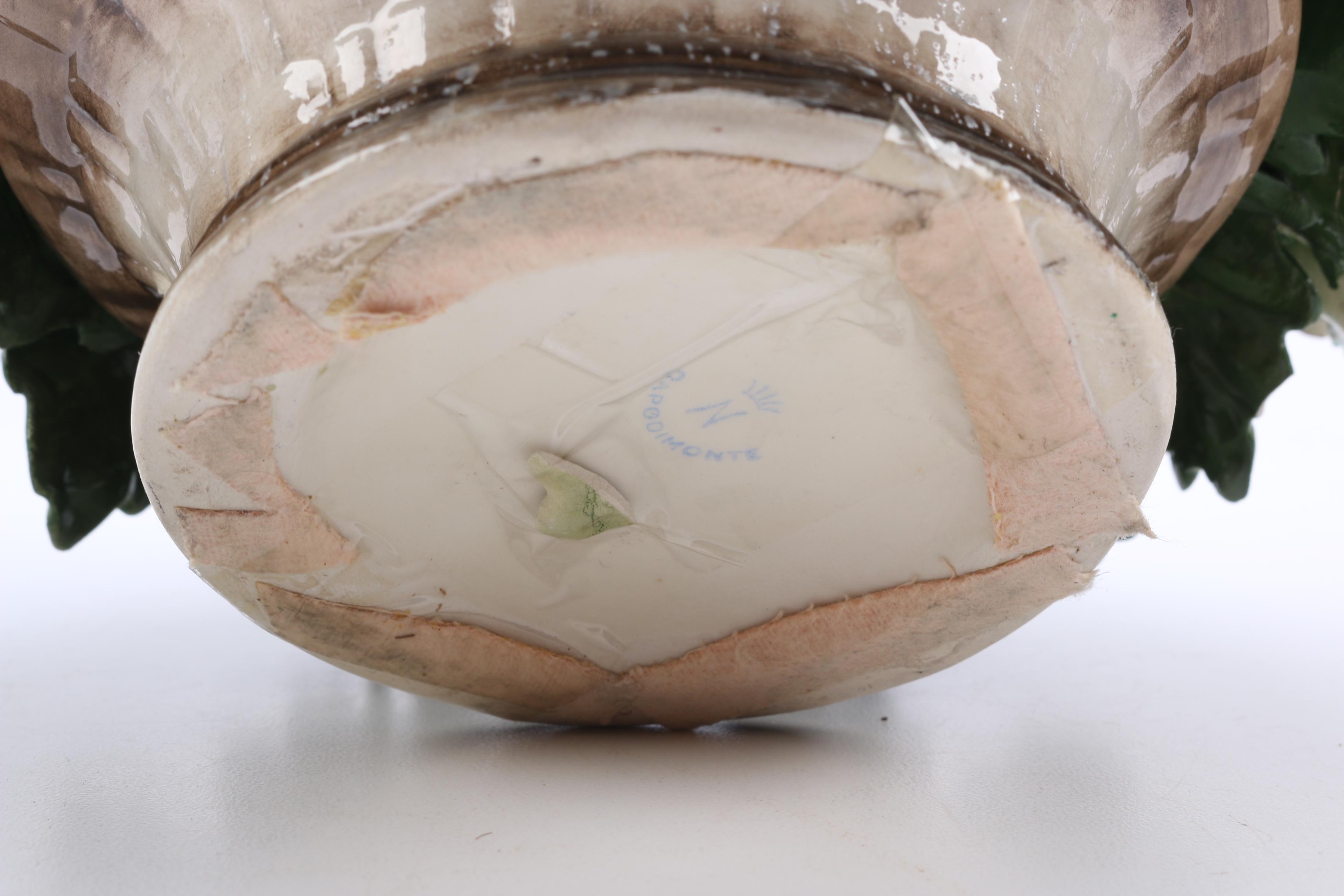 Capodimonte Porcelain Floral Bouquets