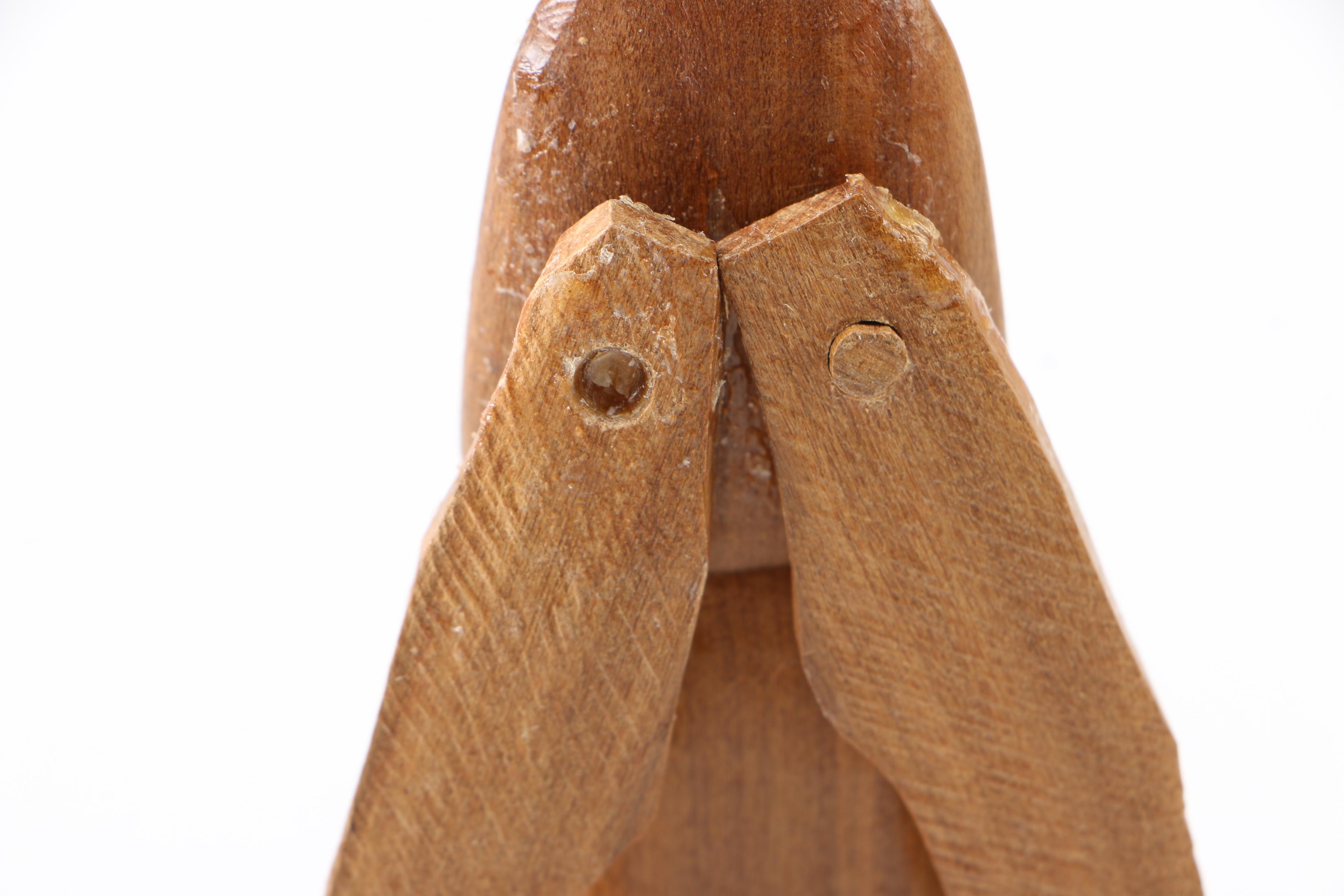 Wooden Manger Nativity Scene and Figurines