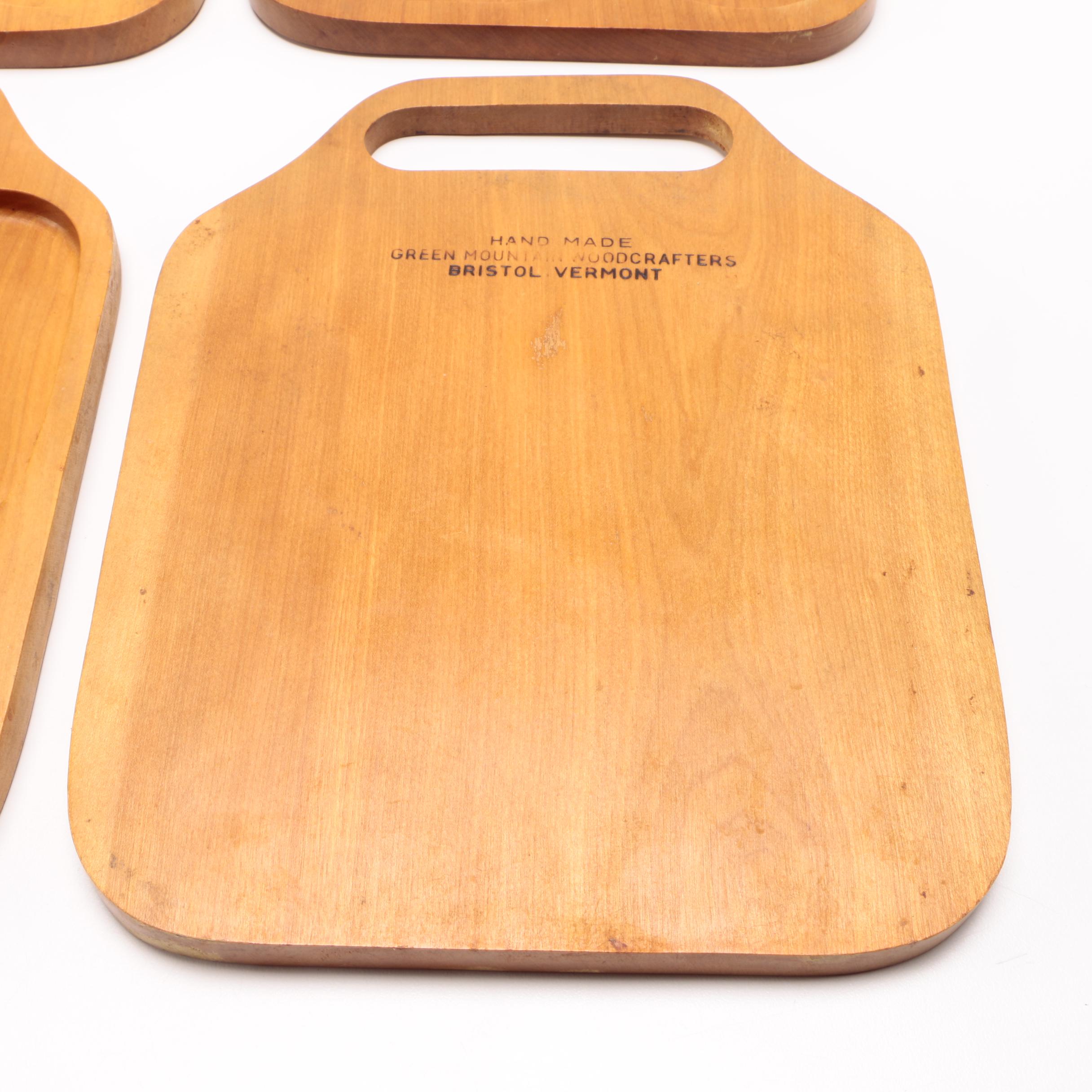 Green Mountain Woodcrafters Lap Tray Set