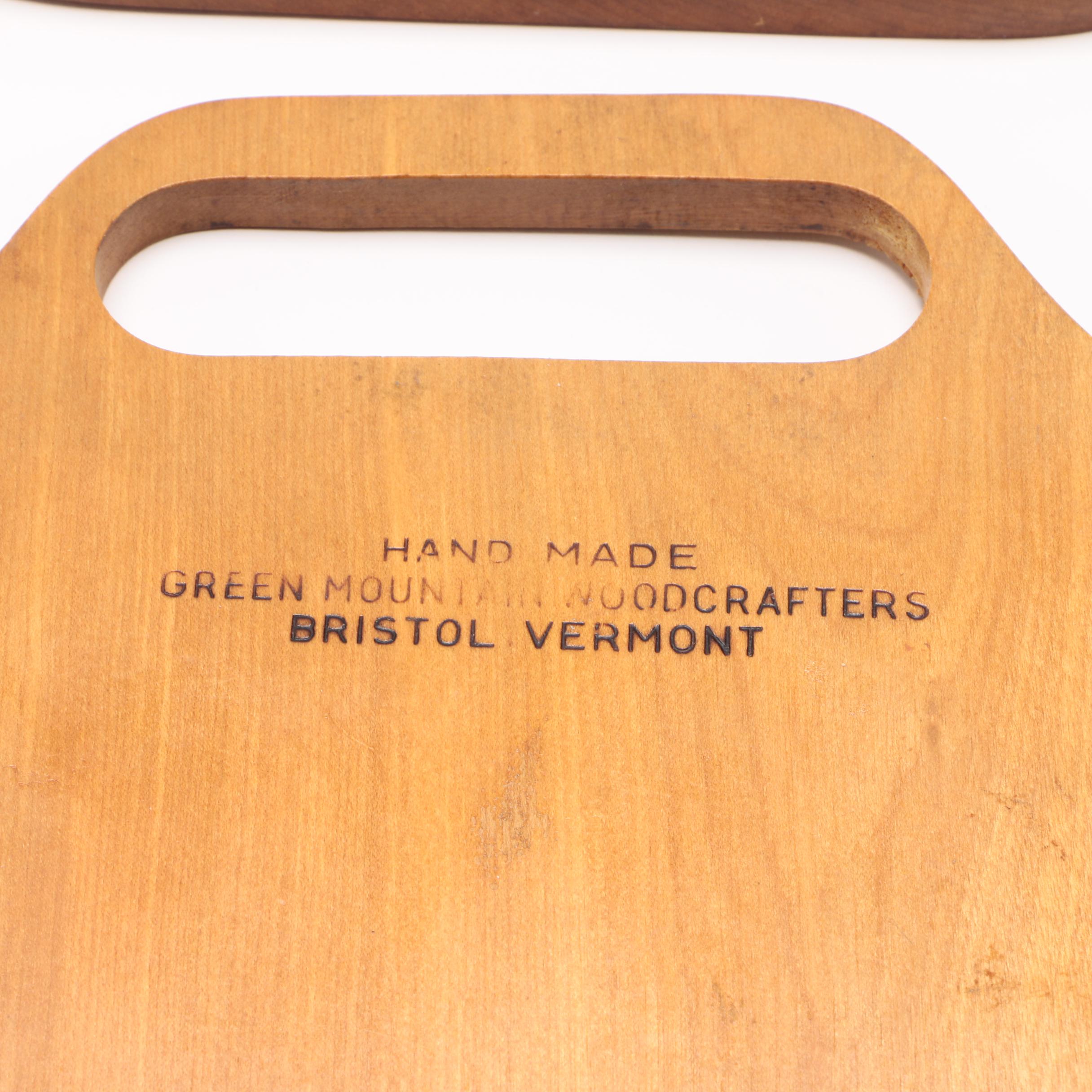 Green Mountain Woodcrafters Lap Tray Set