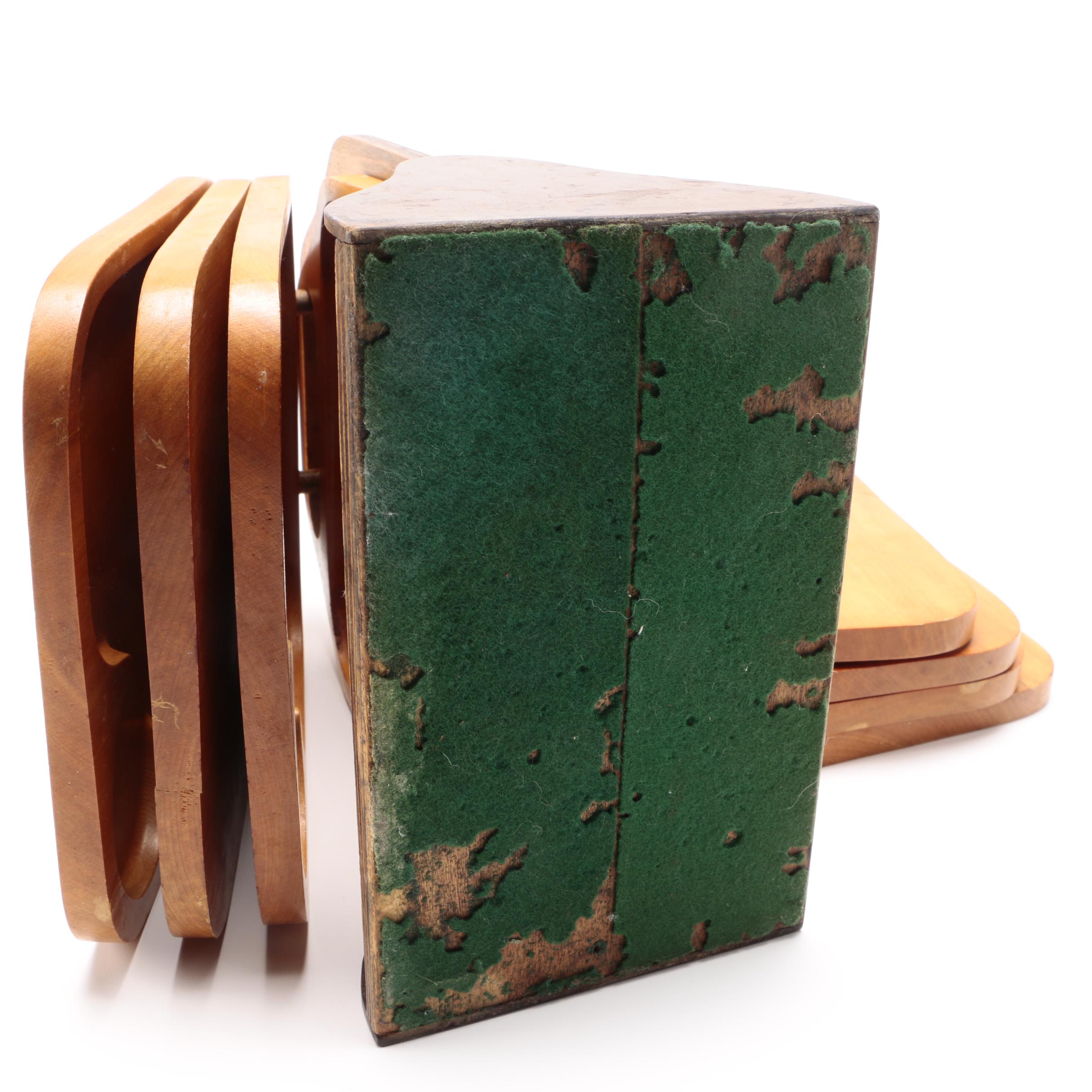 Green Mountain Woodcrafters Lap Tray Set