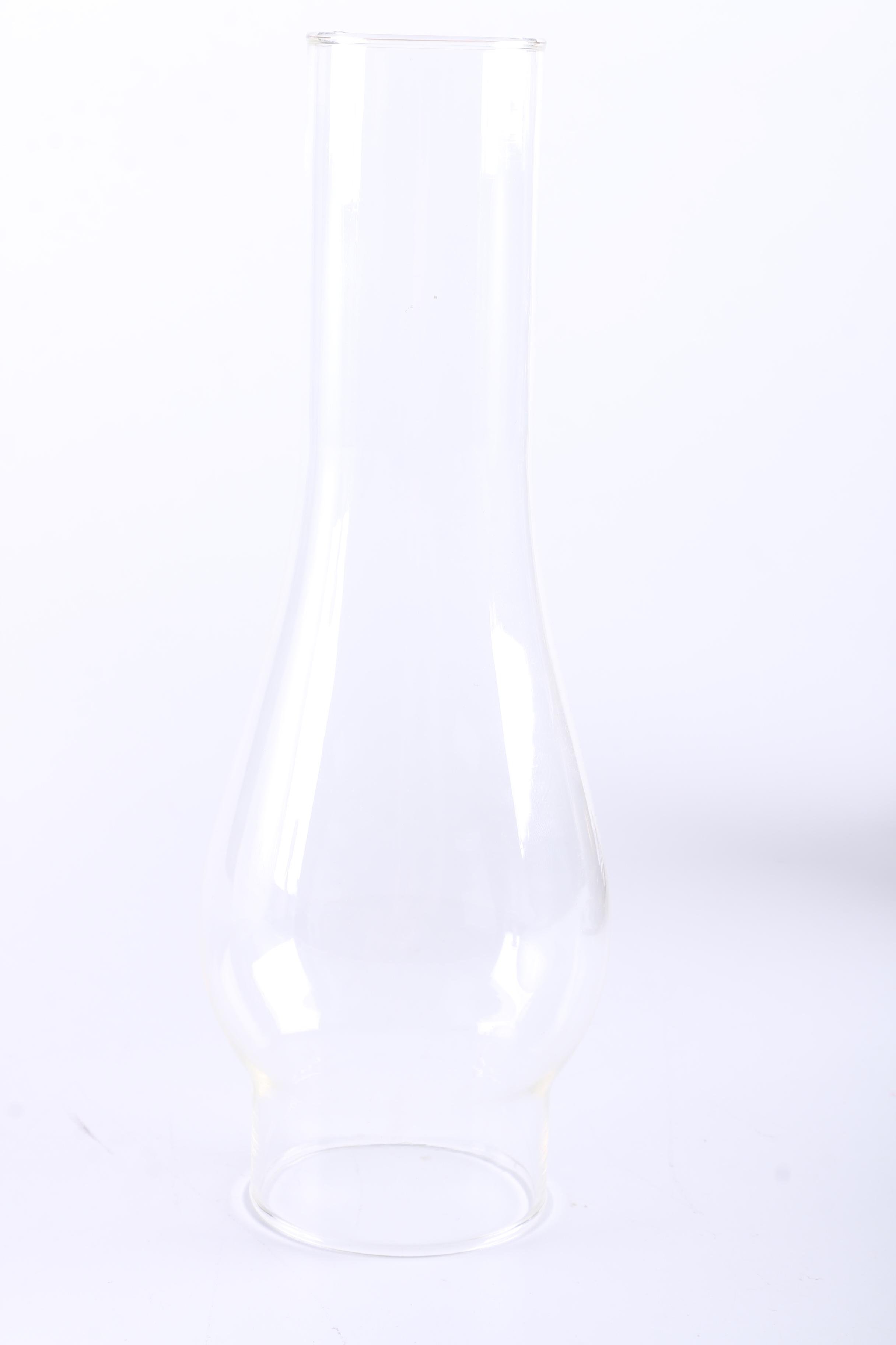 Pair of Vintage Brass Lamps With Glass Shades