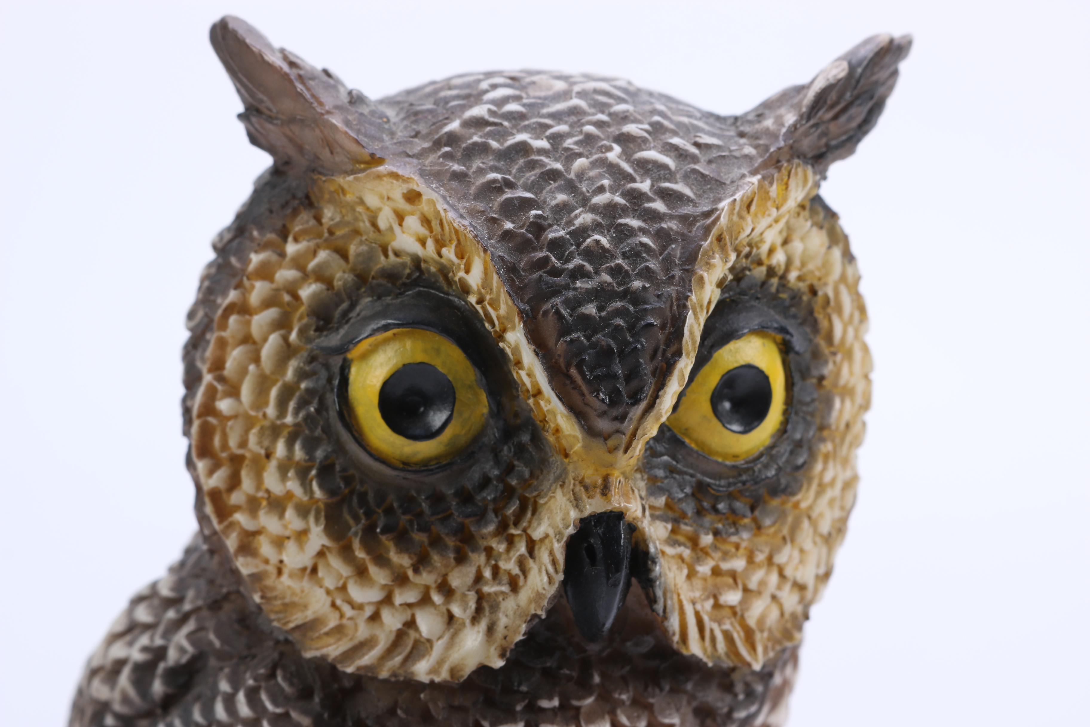 Ceramic Owl Figurine