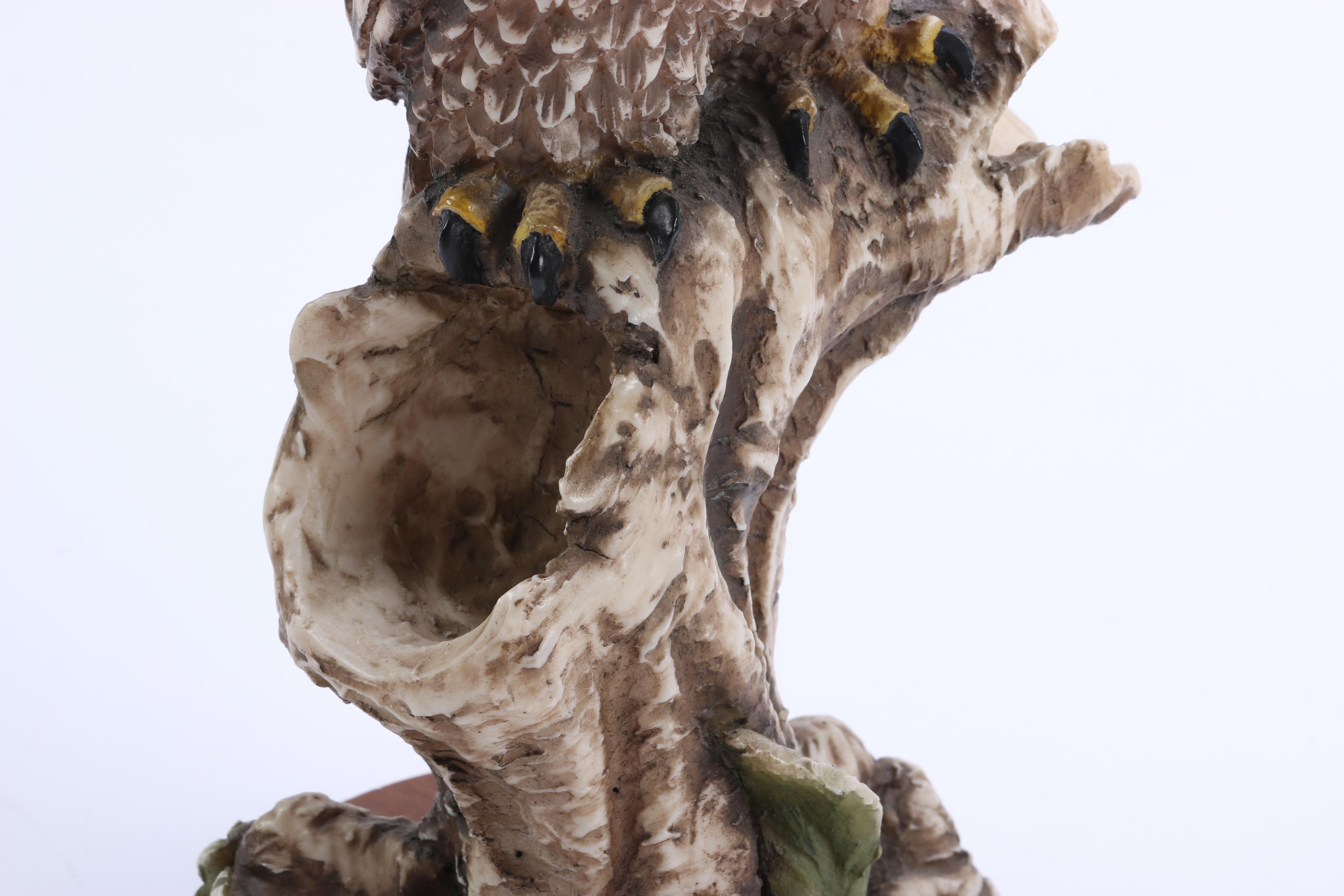 Ceramic Owl Figurine