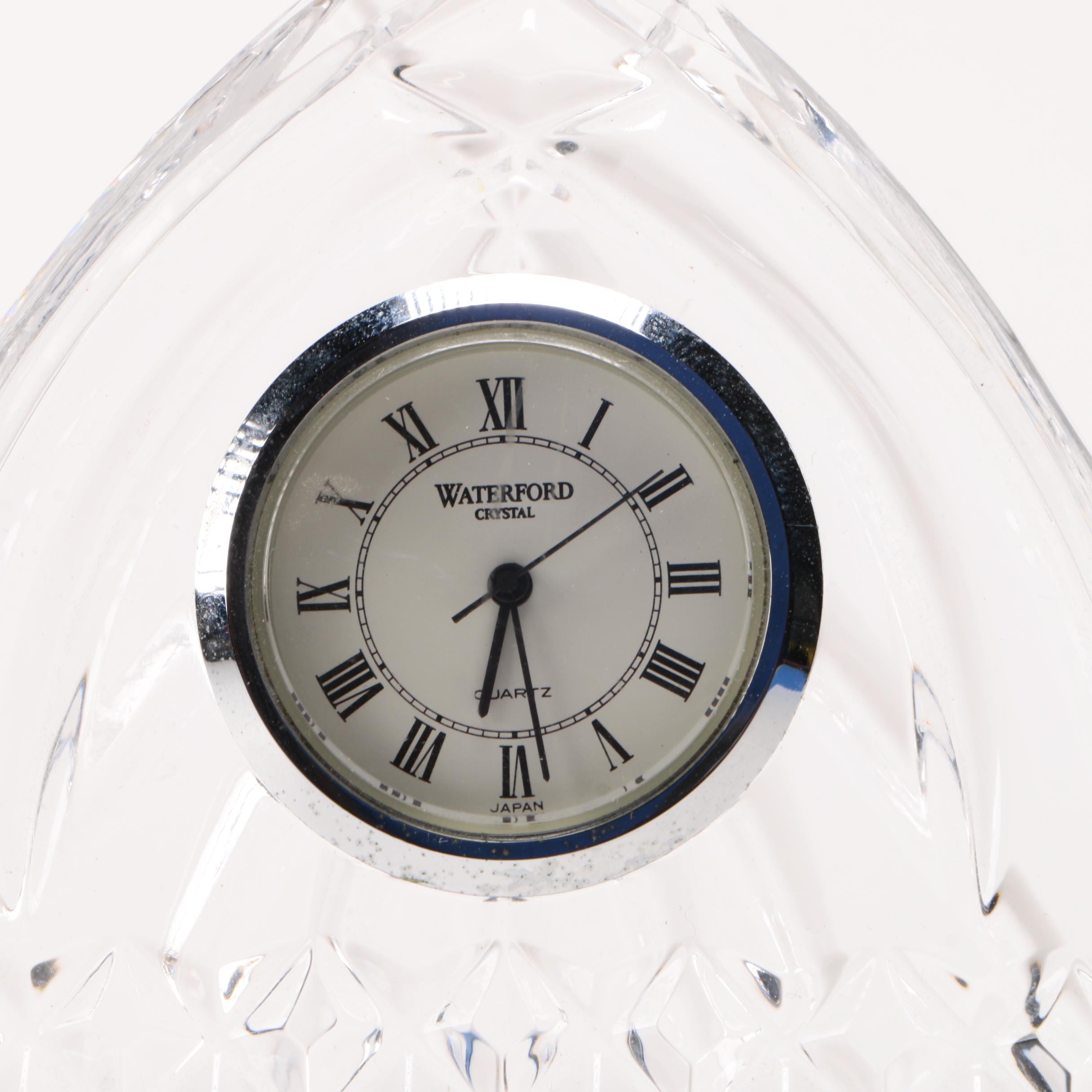 Waterford Crystal "Heraldic" Desk Clock