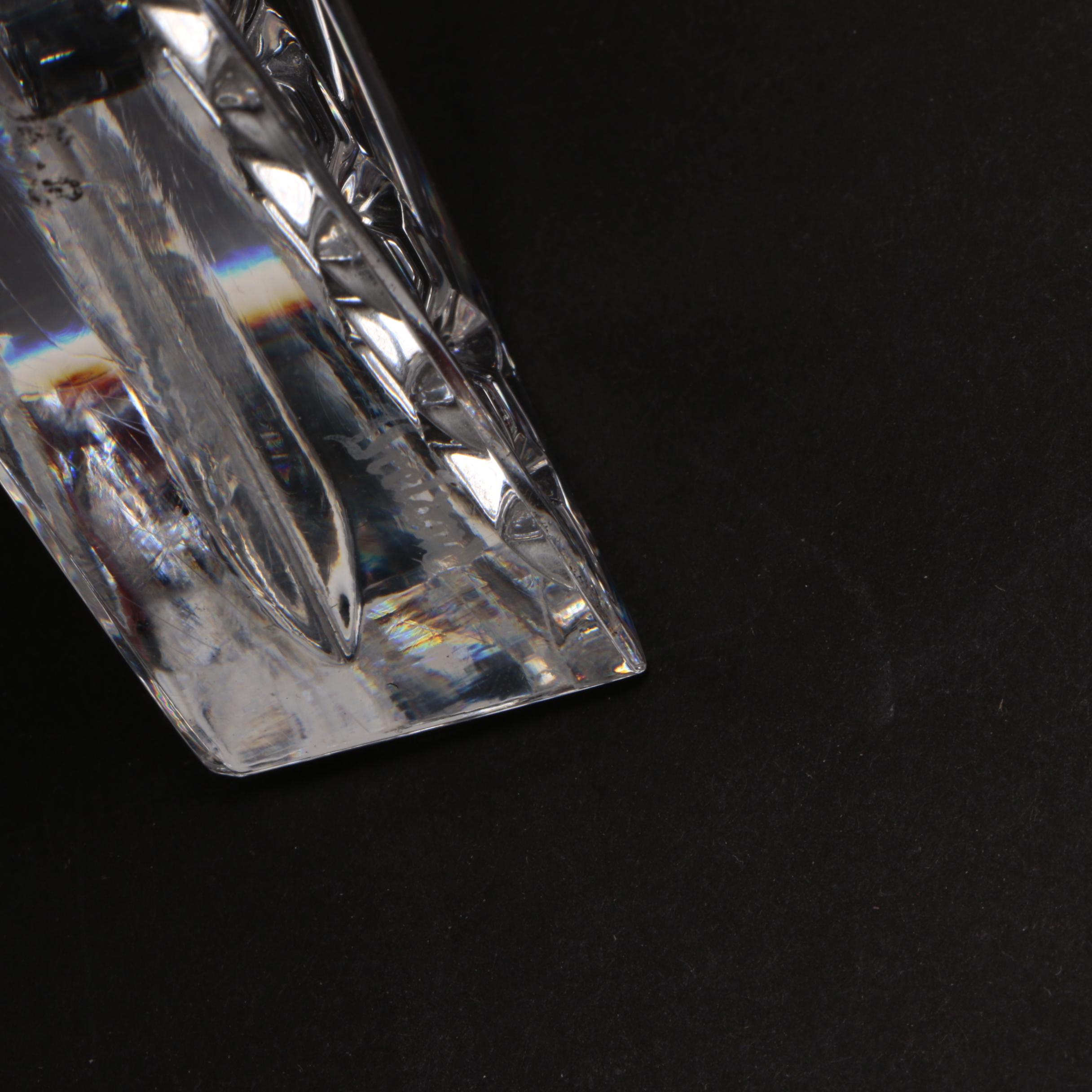 Waterford Crystal "Heraldic" Desk Clock