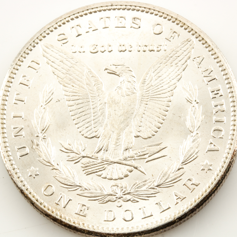 1880 and 1898-O Morgan Silver Dollar