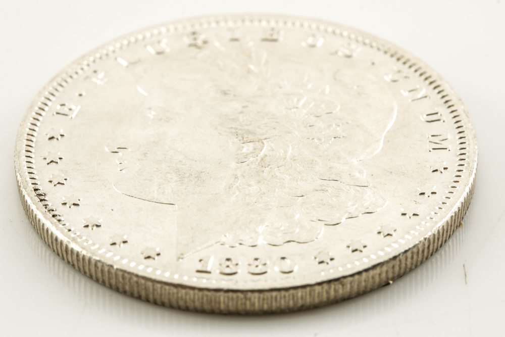 1880 and 1898-O Morgan Silver Dollar