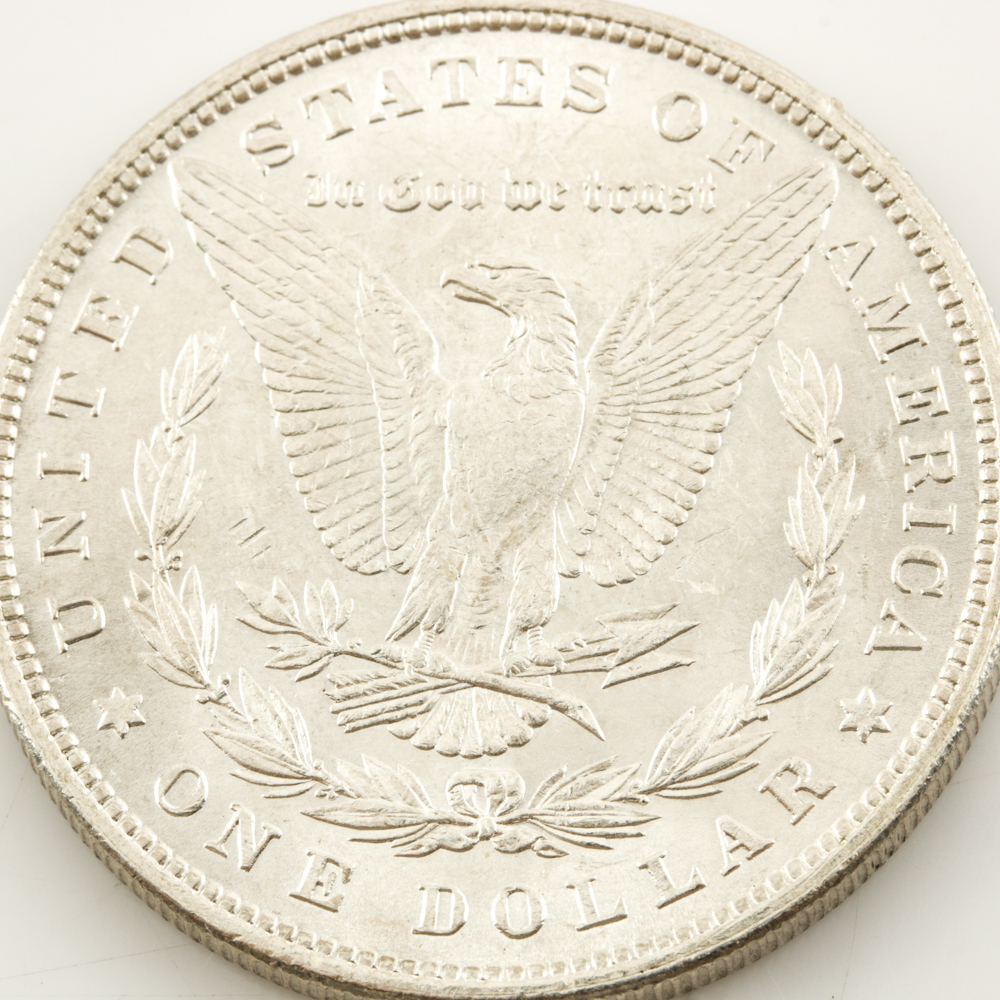 1880 and 1898-O Morgan Silver Dollar