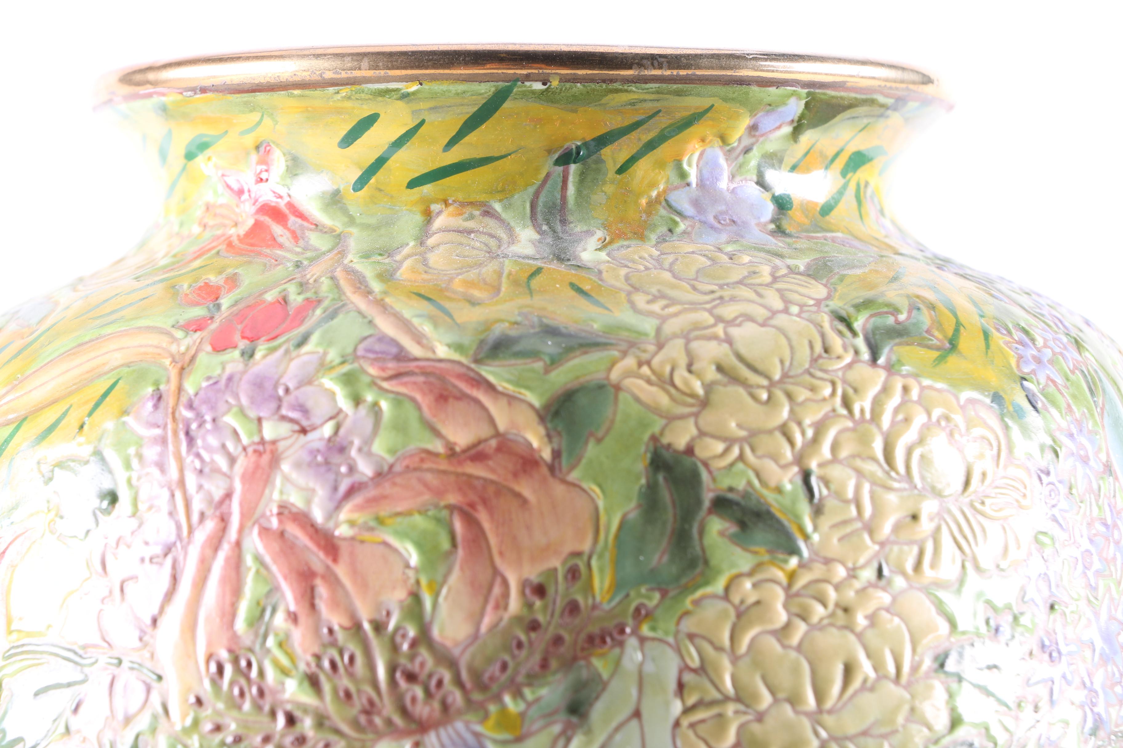 Floral Porcelain Vase