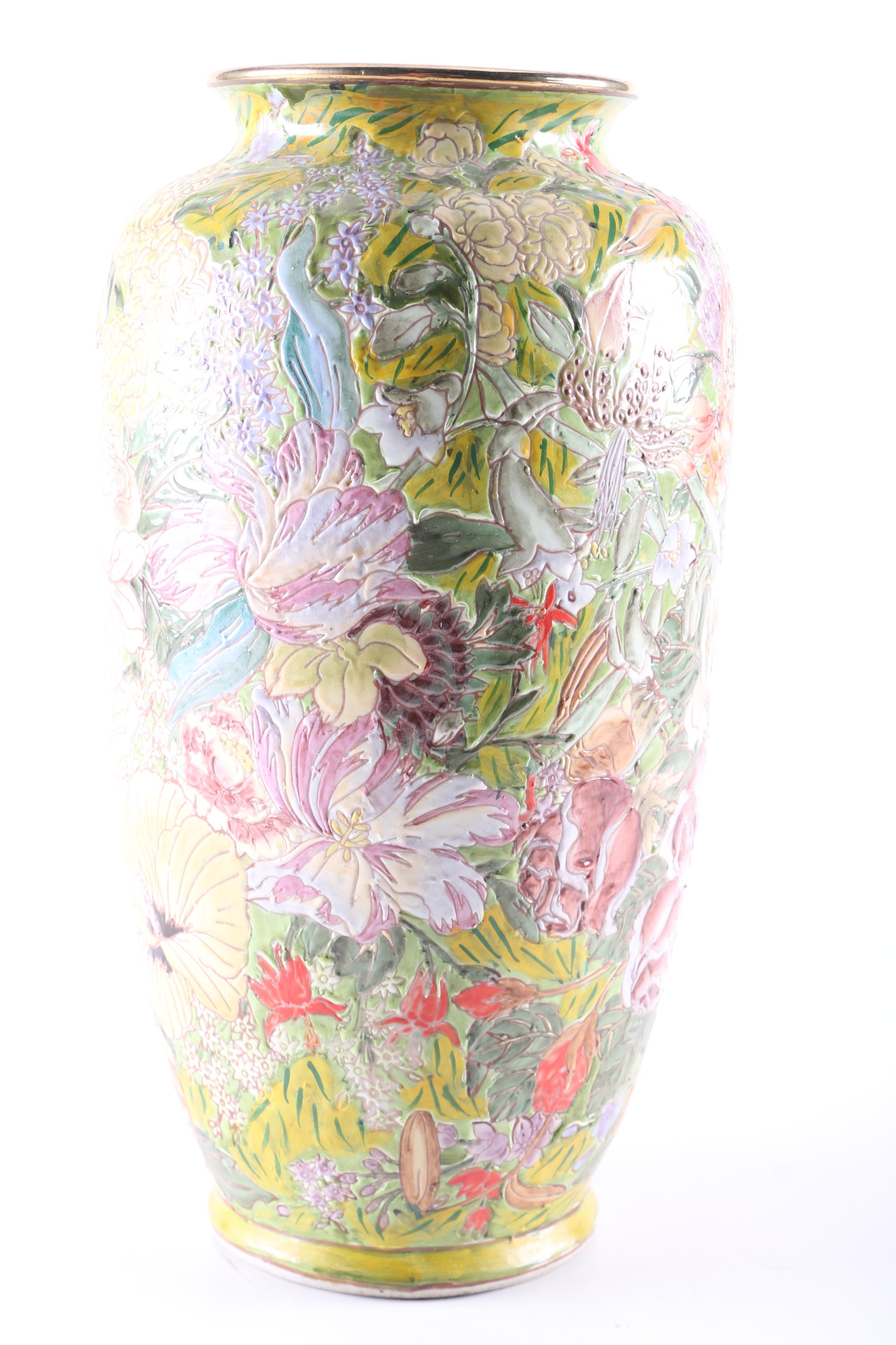 Floral Porcelain Vase