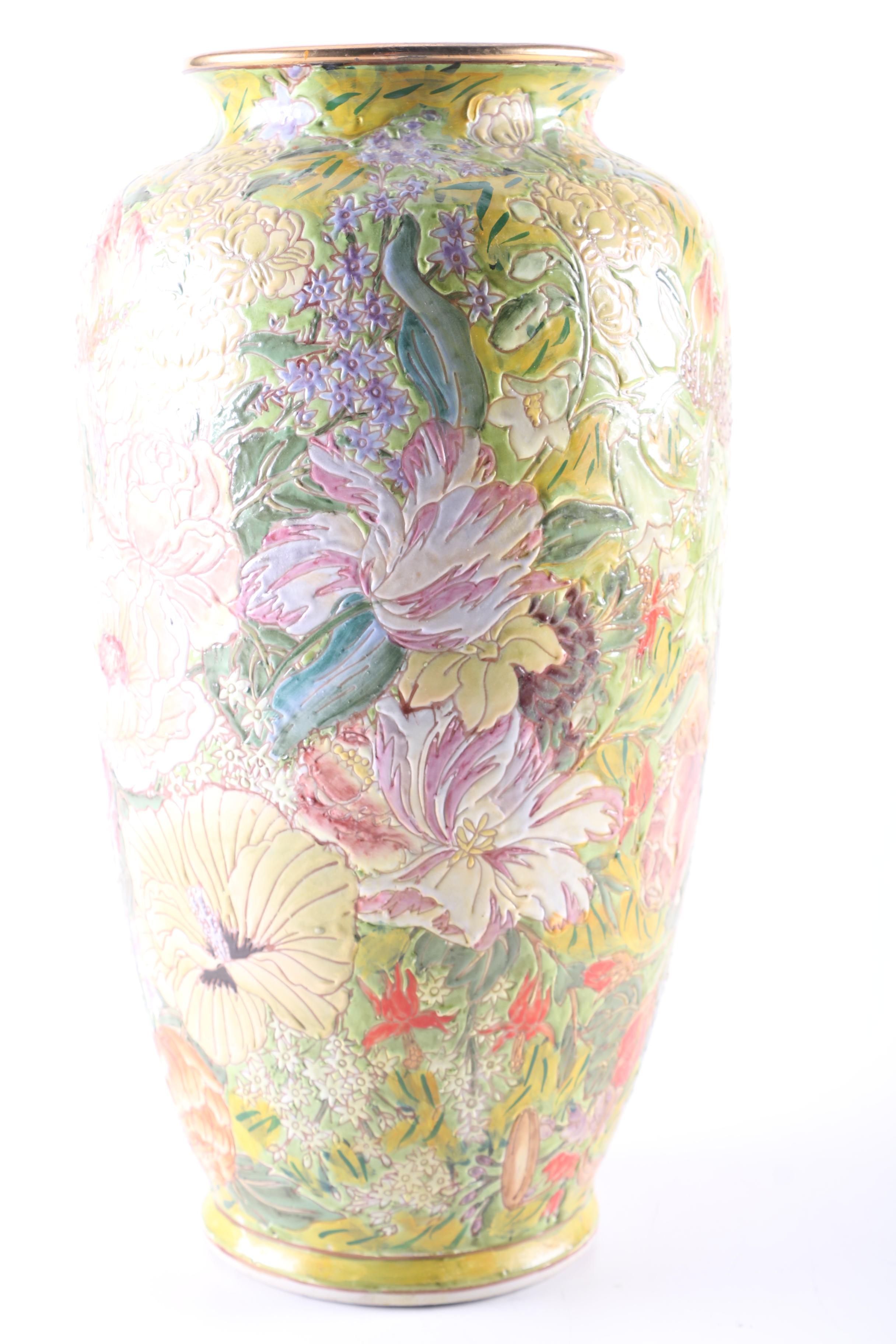 Floral Porcelain Vase