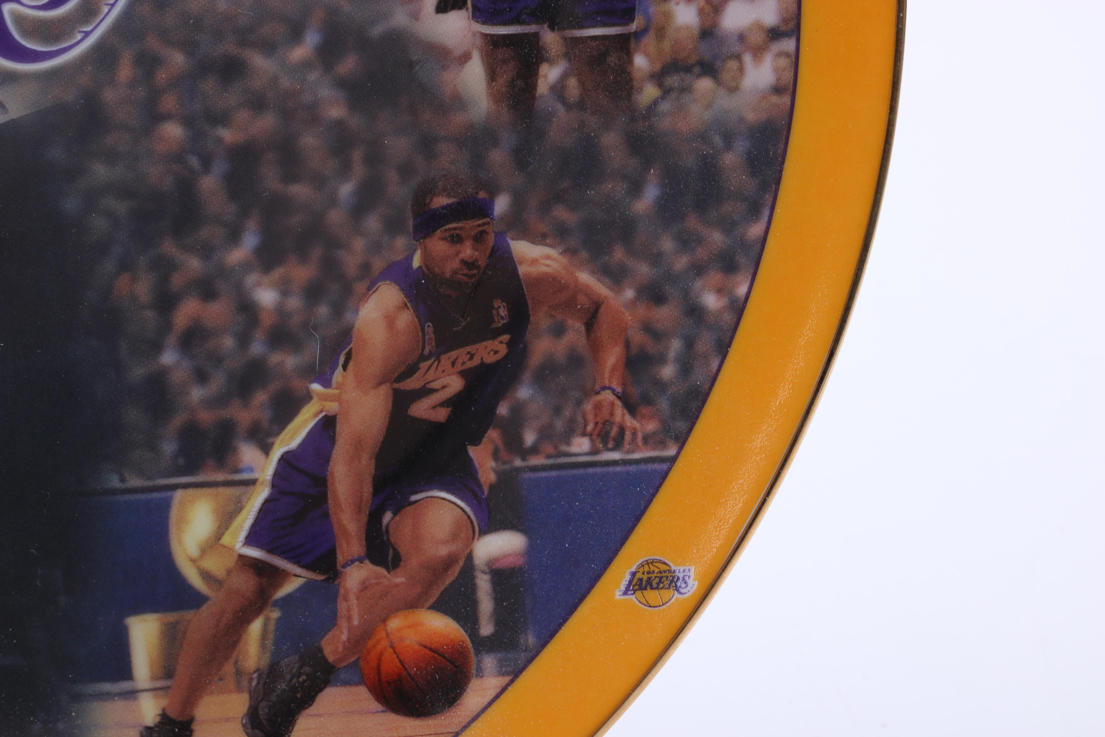 L.A Lakers 2002 NBA Champions Decorative Plate