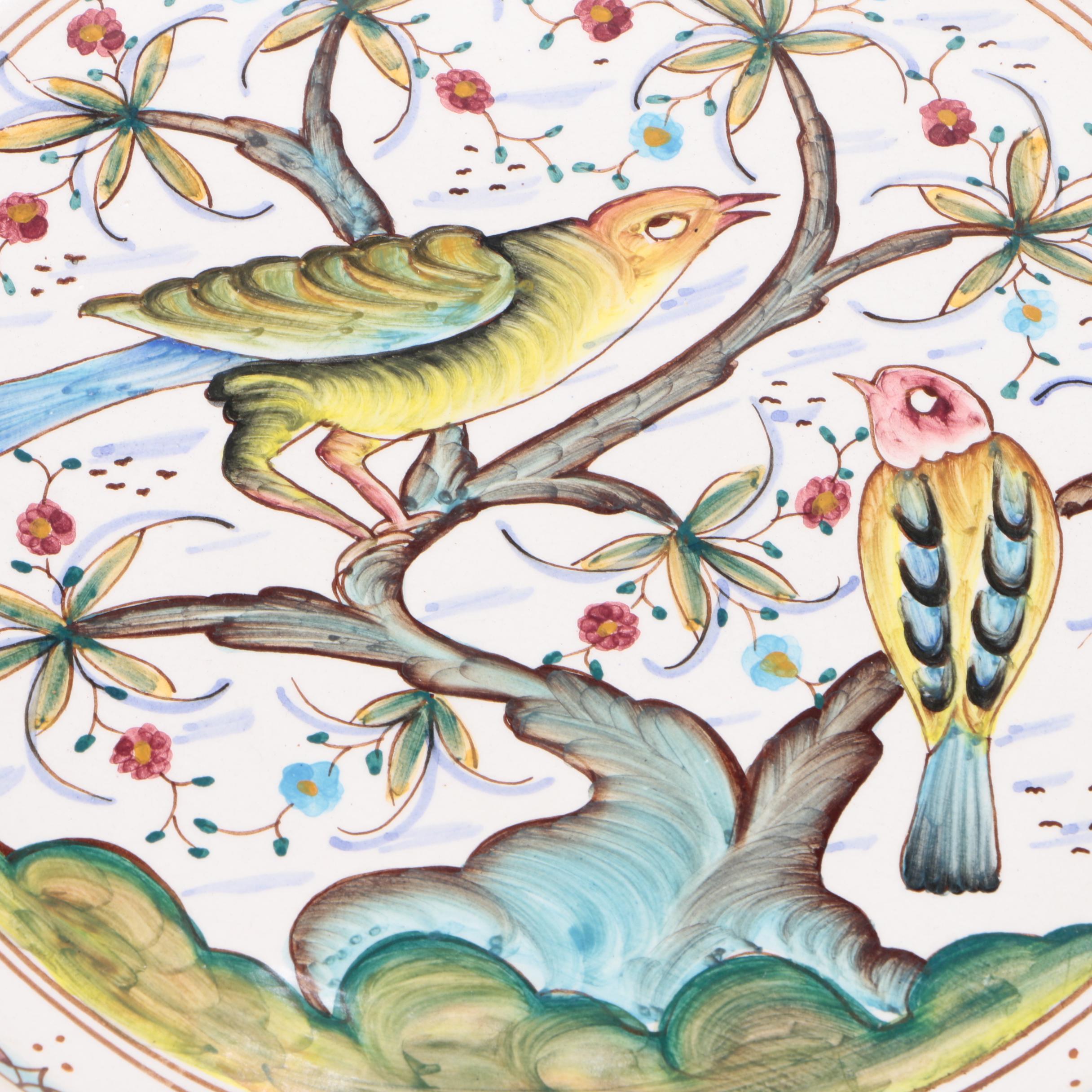 Ceramic Plates and Bowl From Portugal and Japan