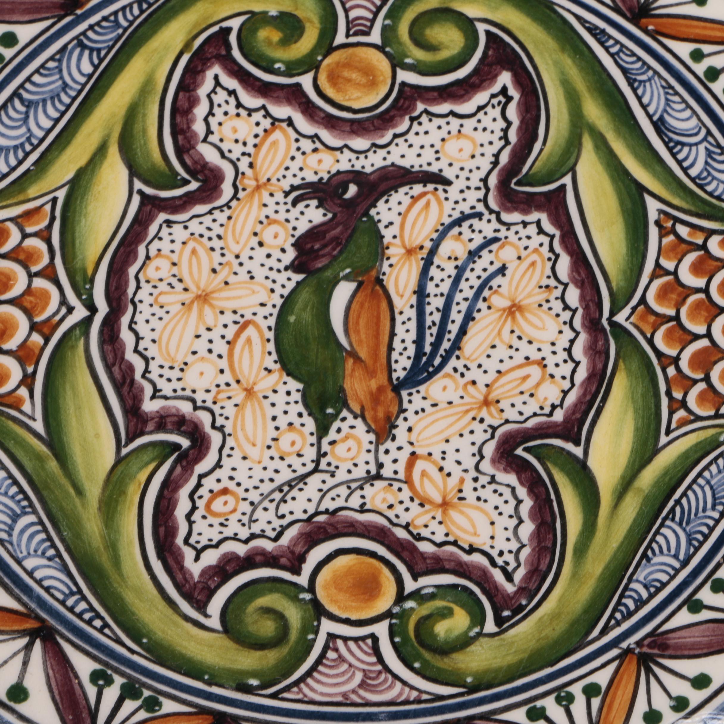 Ceramic Plates and Bowl From Portugal and Japan