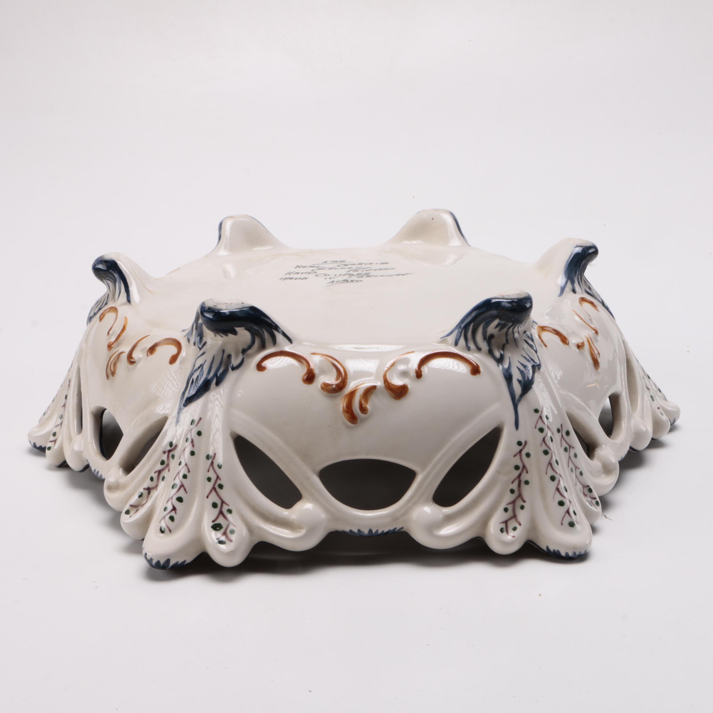 Ceramic Plates and Bowl From Portugal and Japan