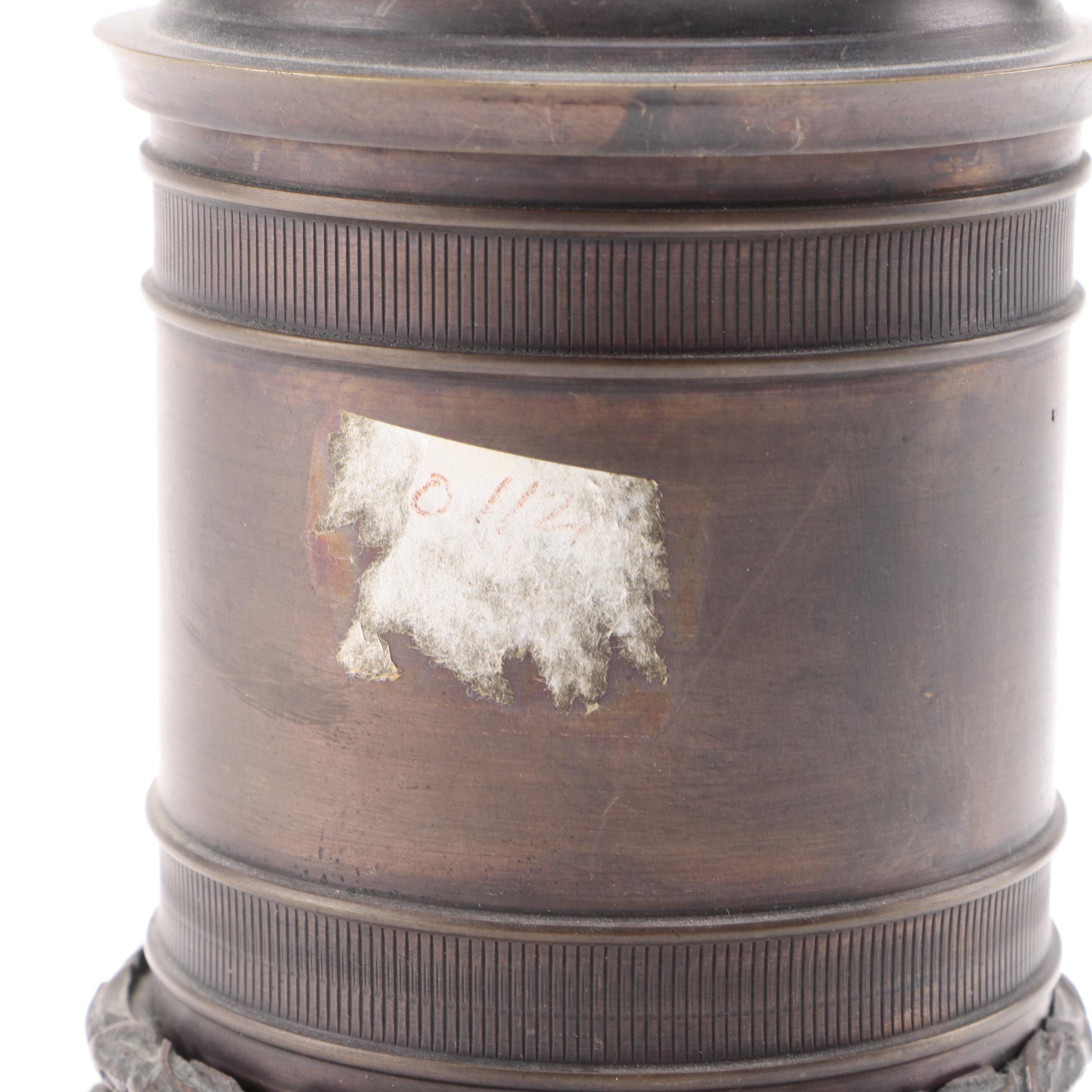 Black-and-Brown Wooden Post