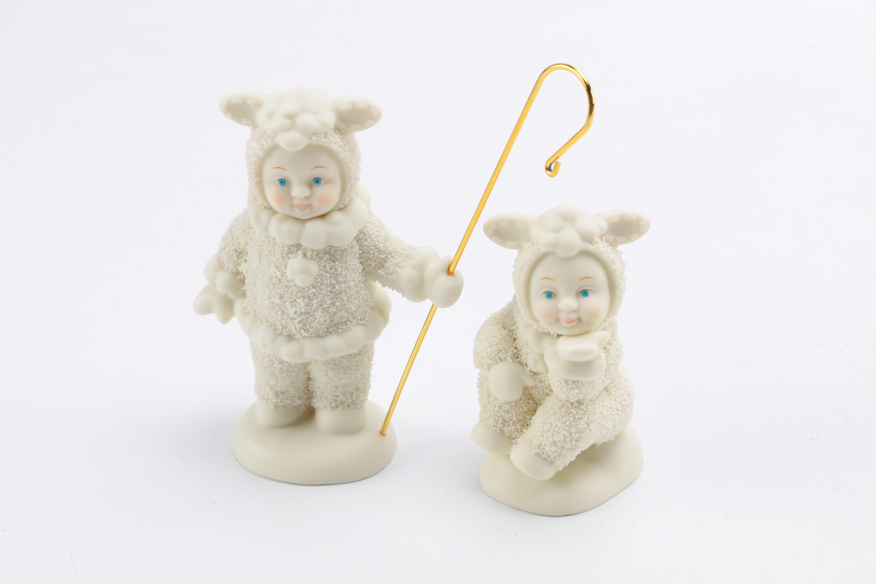 Department 56 "The Christmas Pageant" Snow Babies Nativity Scene