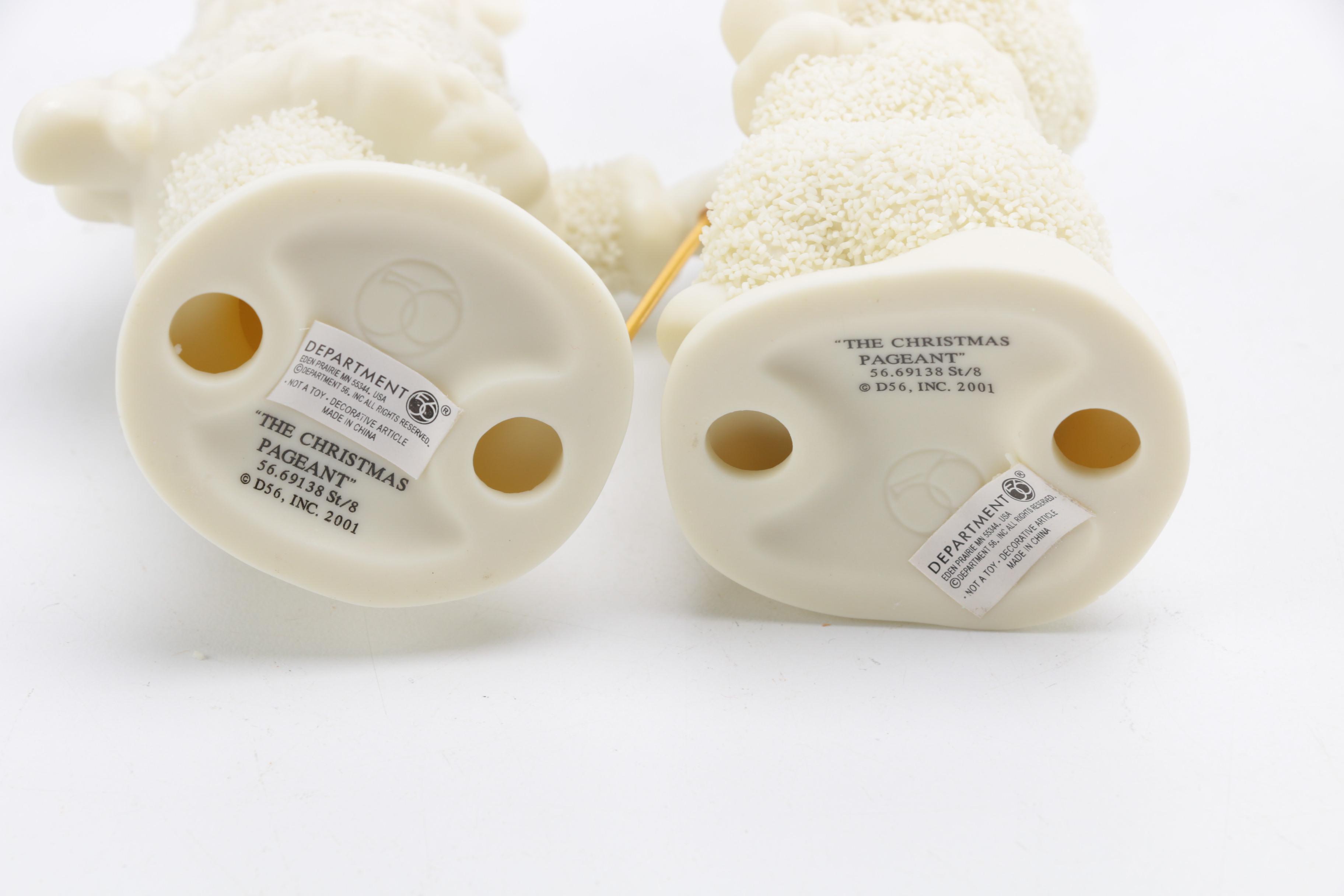 Department 56 "The Christmas Pageant" Snow Babies Nativity Scene