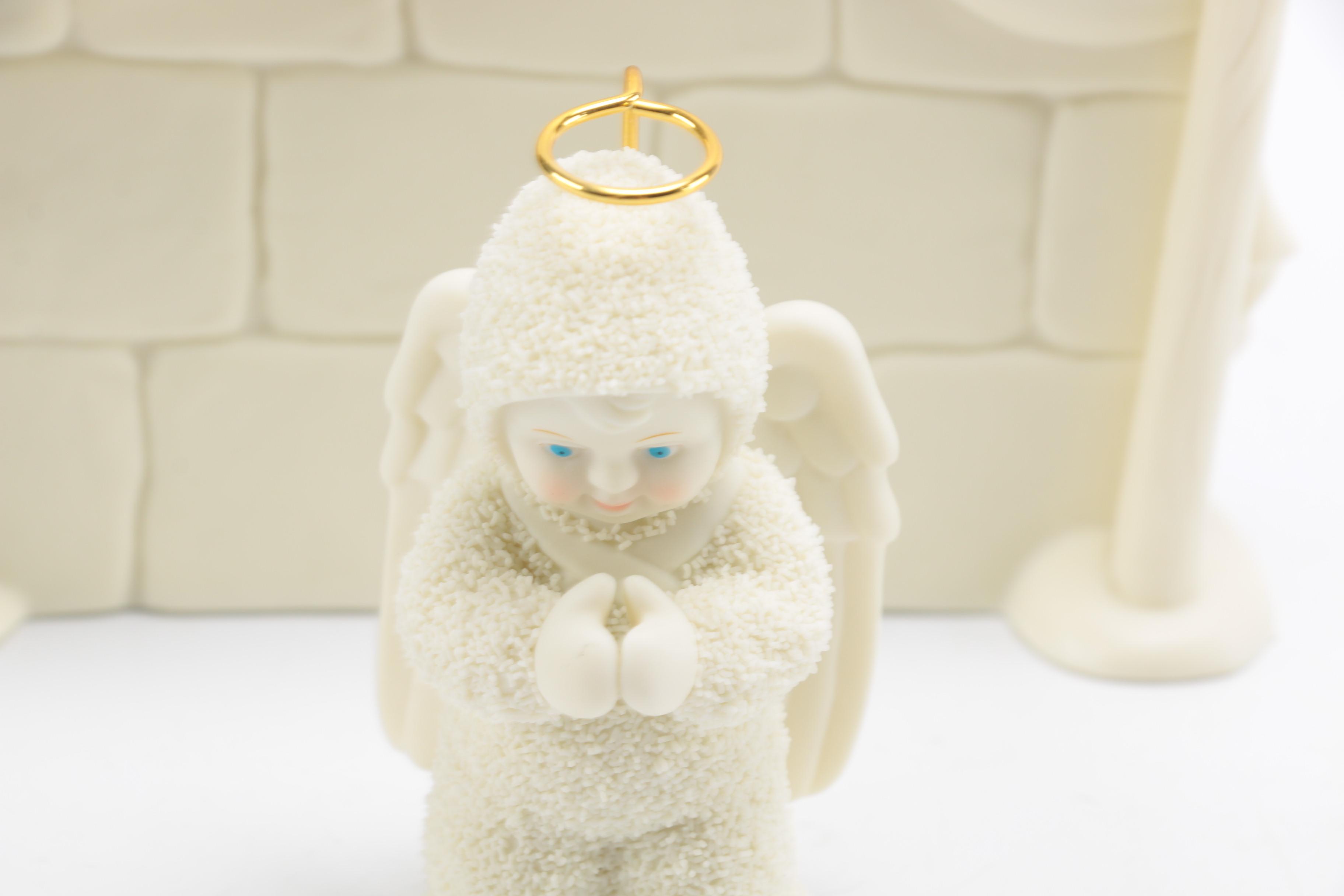 Department 56 "The Christmas Pageant" Snow Babies Nativity Scene