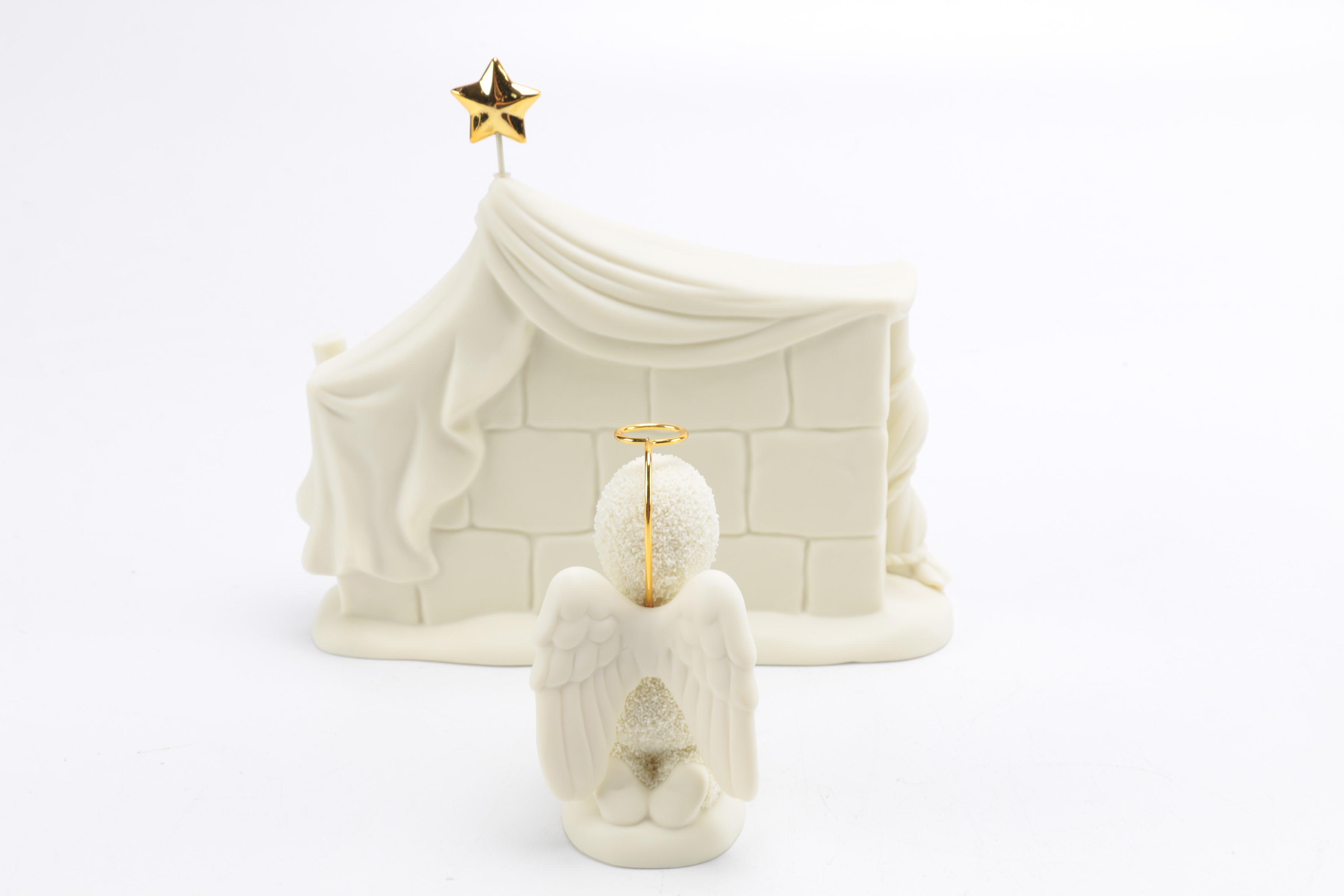 Department 56 "The Christmas Pageant" Snow Babies Nativity Scene