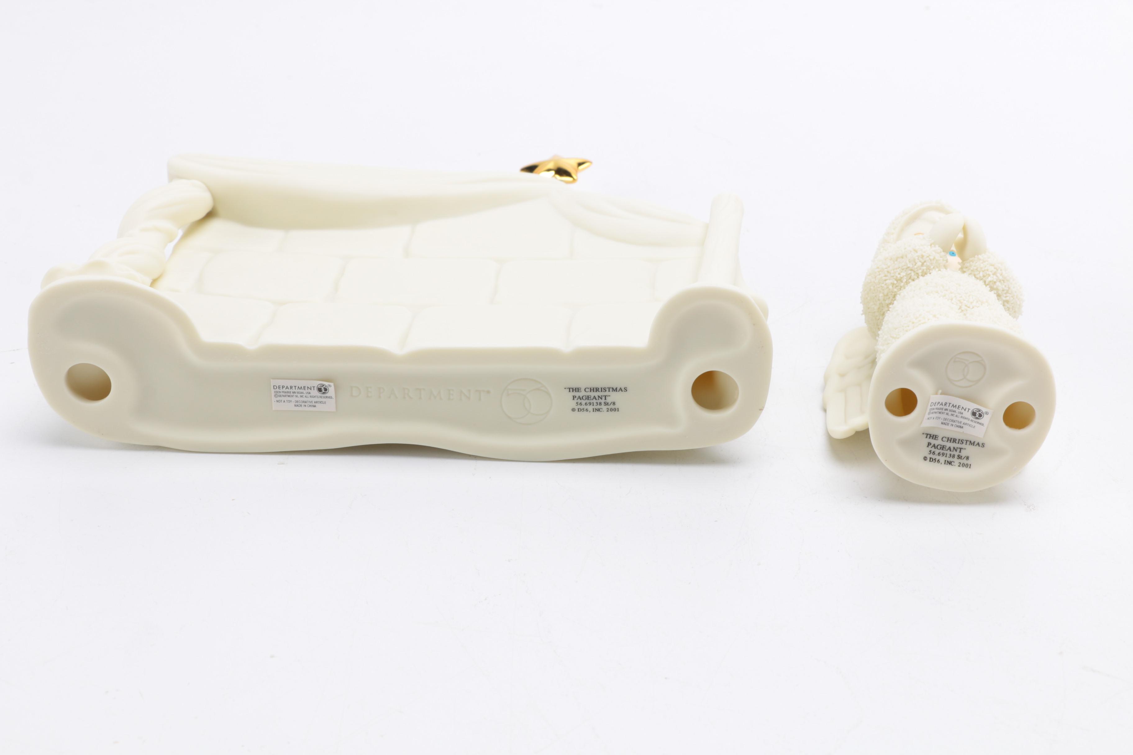 Department 56 "The Christmas Pageant" Snow Babies Nativity Scene