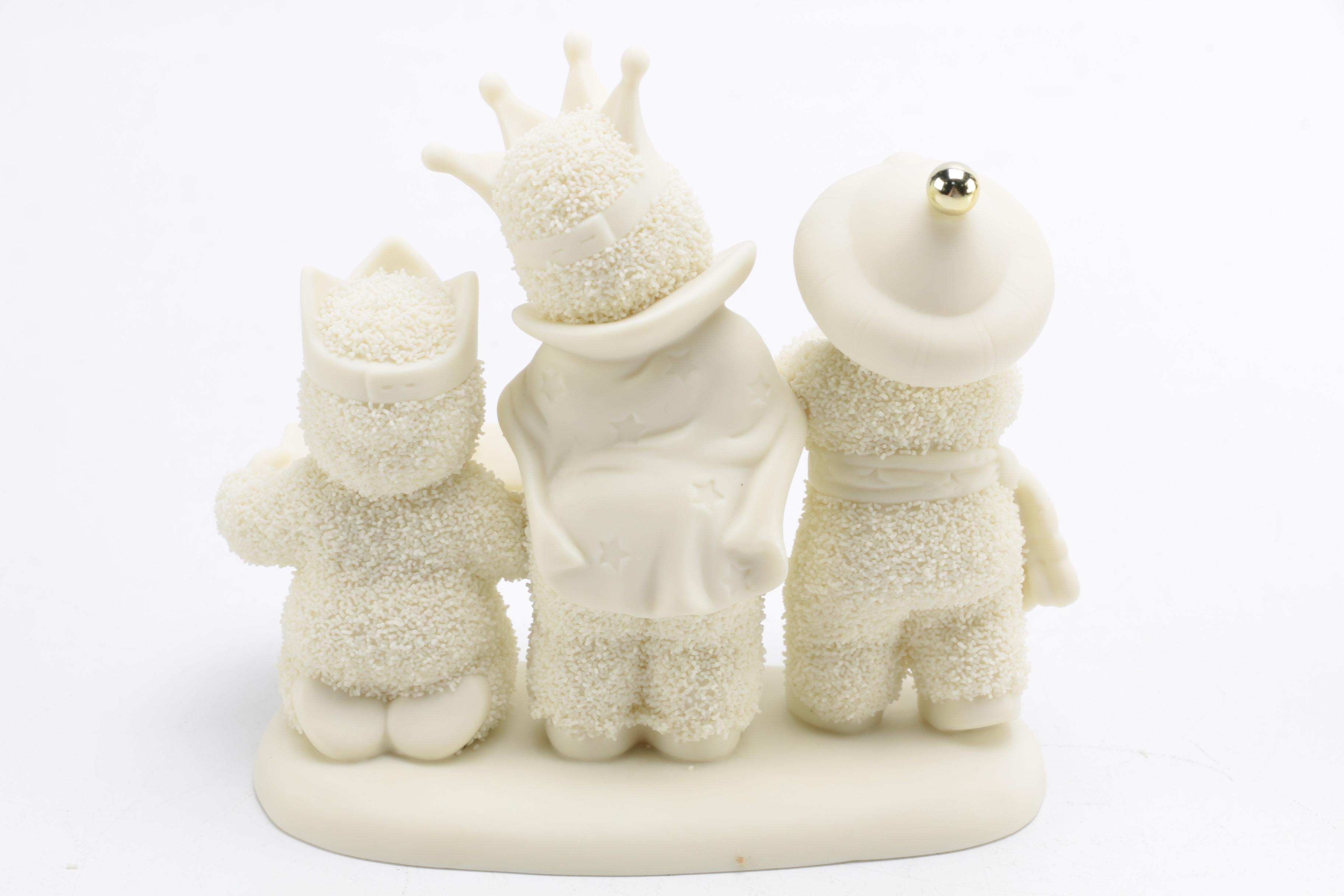 Department 56 "The Christmas Pageant" Snow Babies Nativity Scene